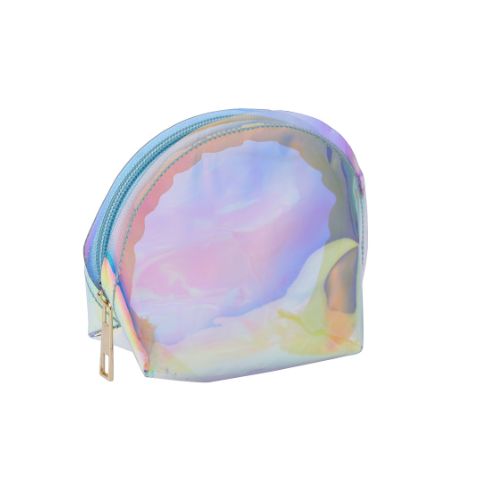 Multicoloured Semi-Circle Portable Pouch