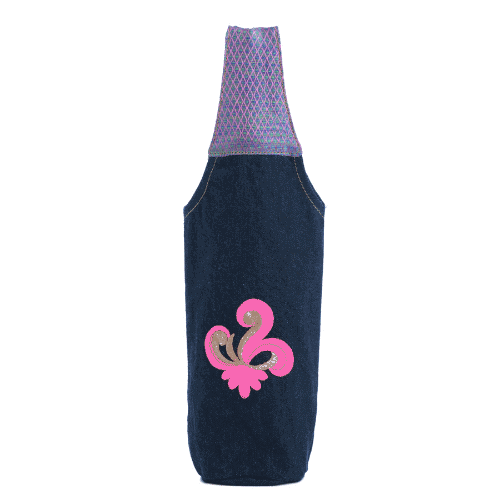 Rejean Festive Motif Bottle Bag - Rj72