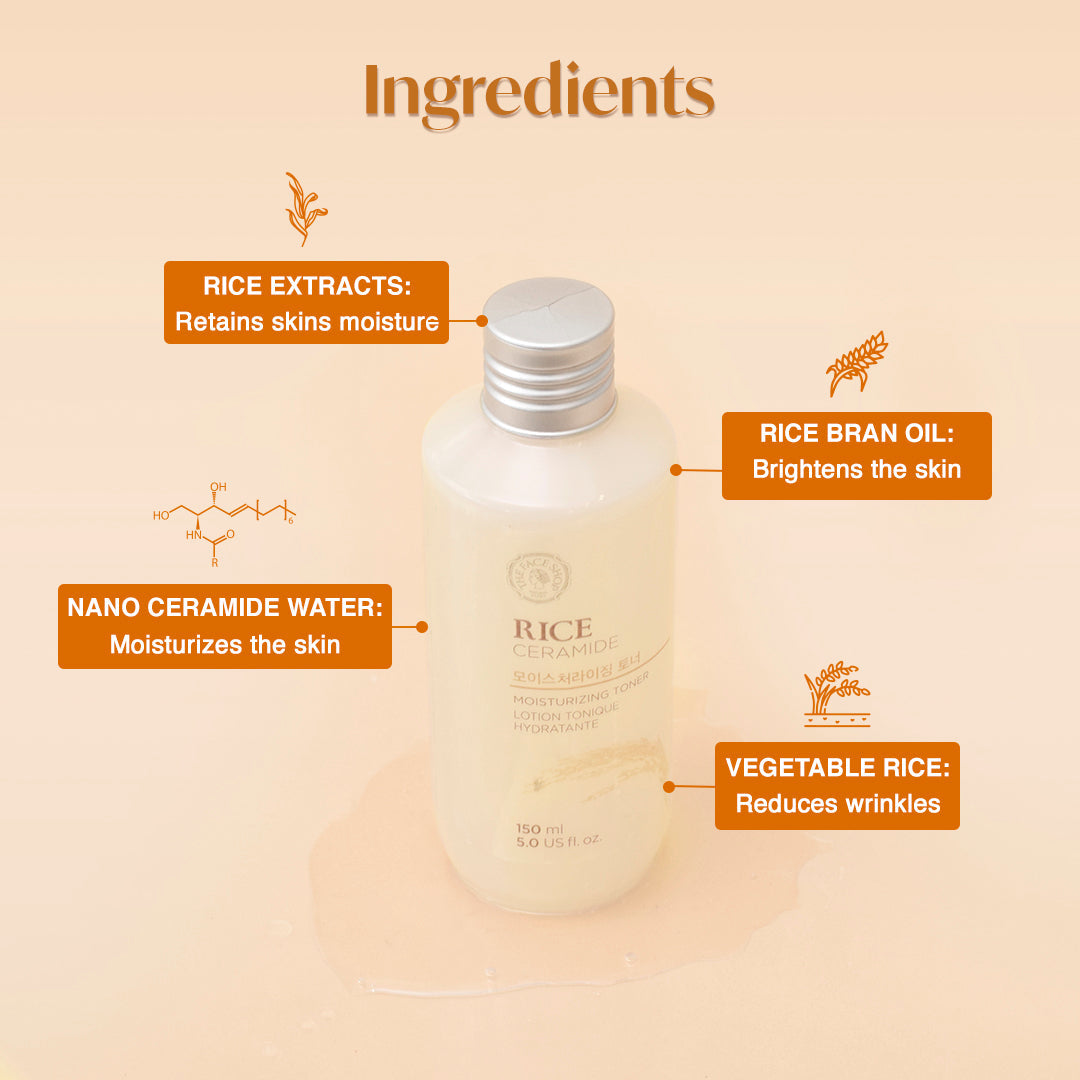 Rice & Ceramide Moisturizing Toner 150ml
