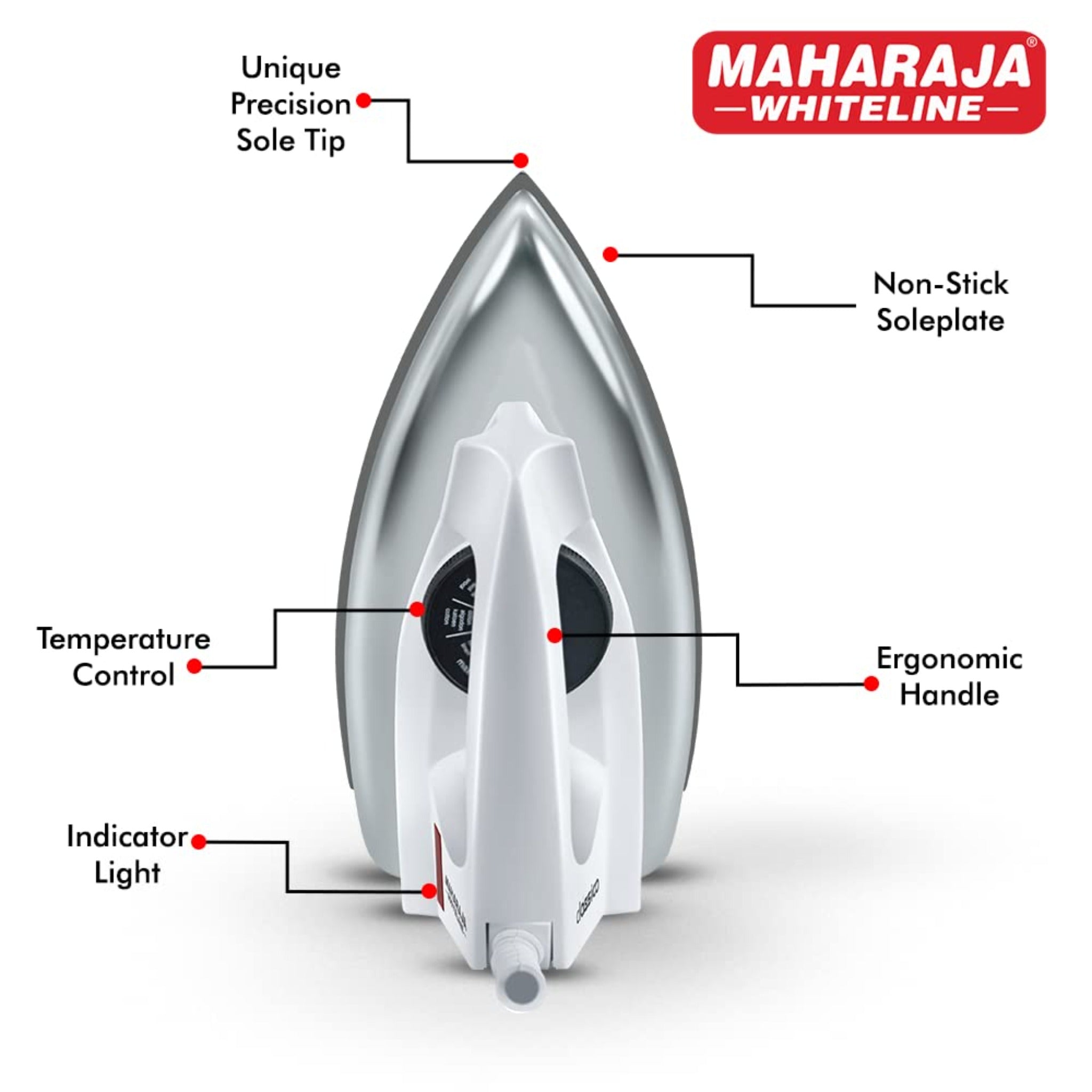Maharaja Dry Iron Classico White