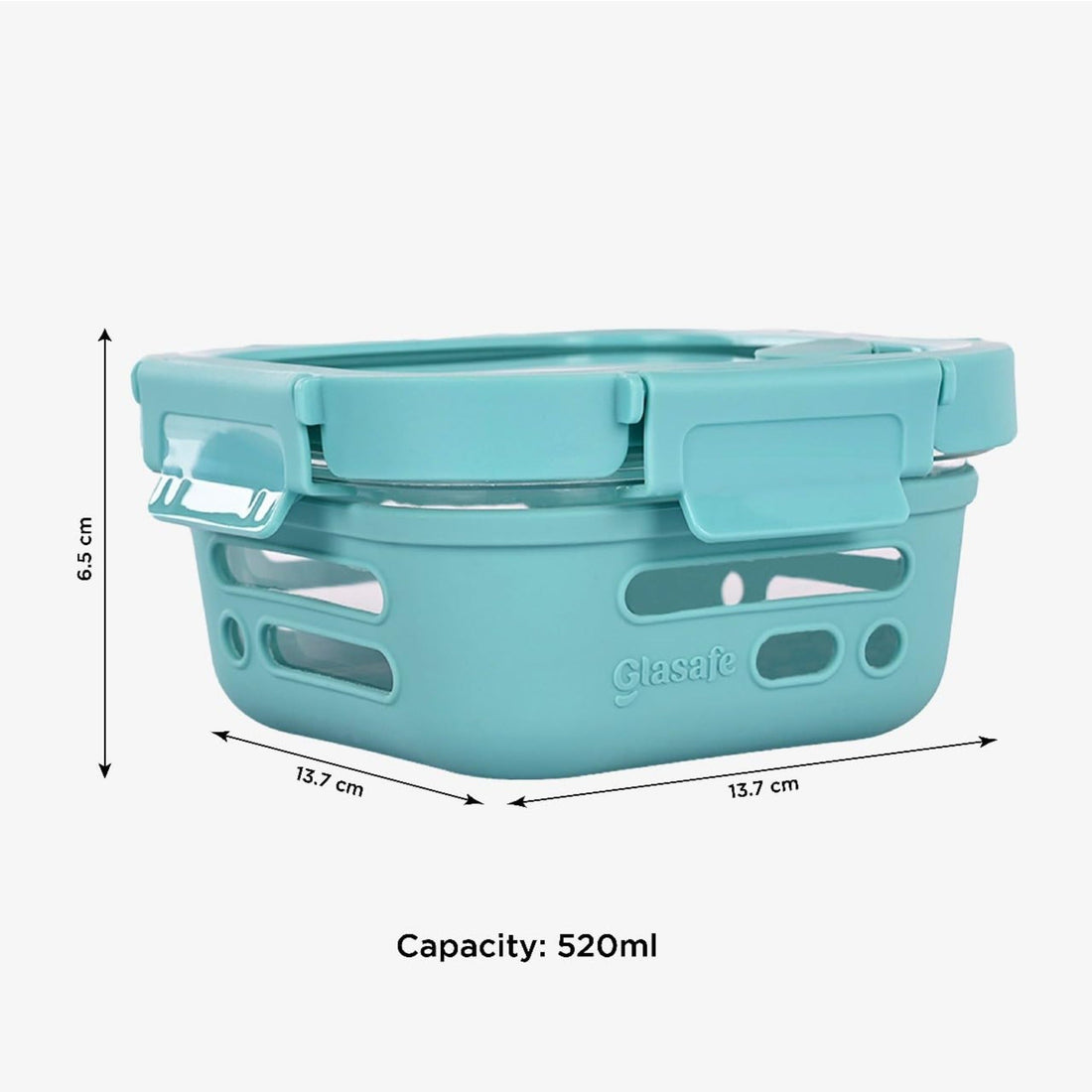 Glasafe TIFIN 520 ML