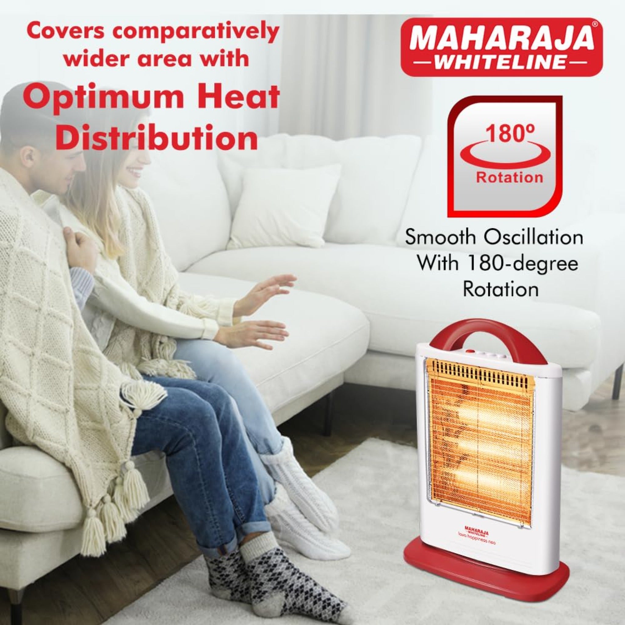 Maharaja Halogen Heater - Lava Happiness