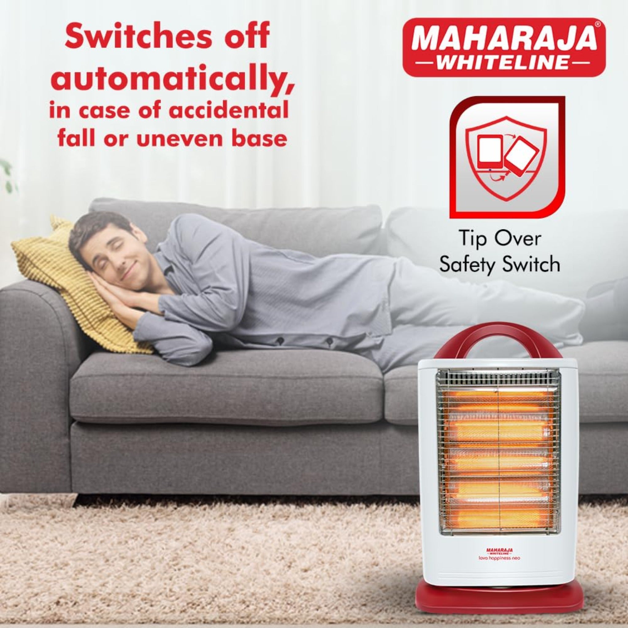 Maharaja Halogen Heater - Lava Happiness