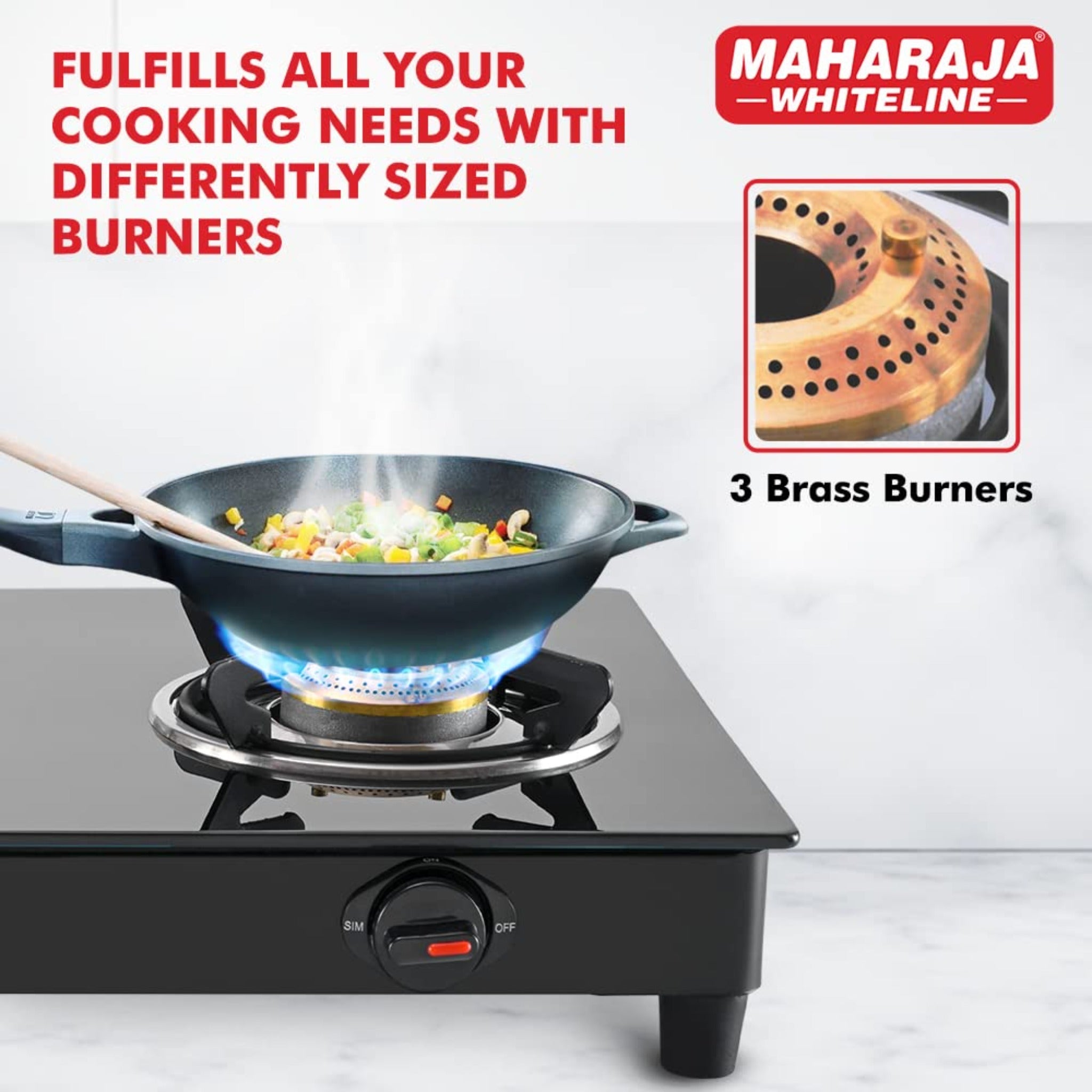 Maharaja Lpg 3 Burner Belenus Neo