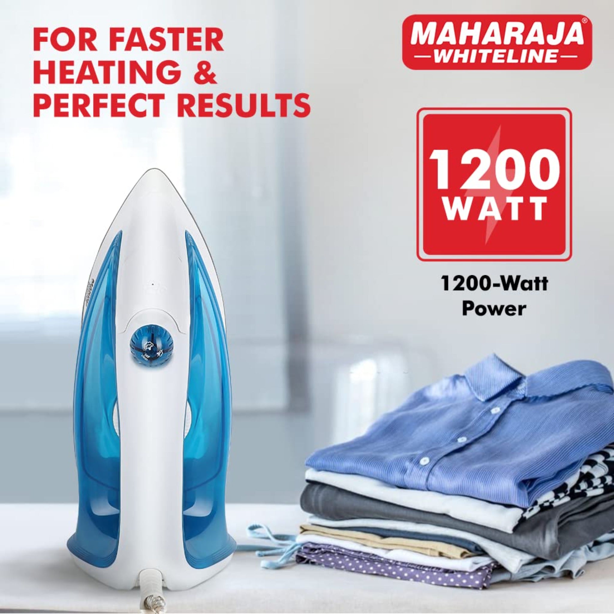 Maharaja Steam Iron Acqua Bliss