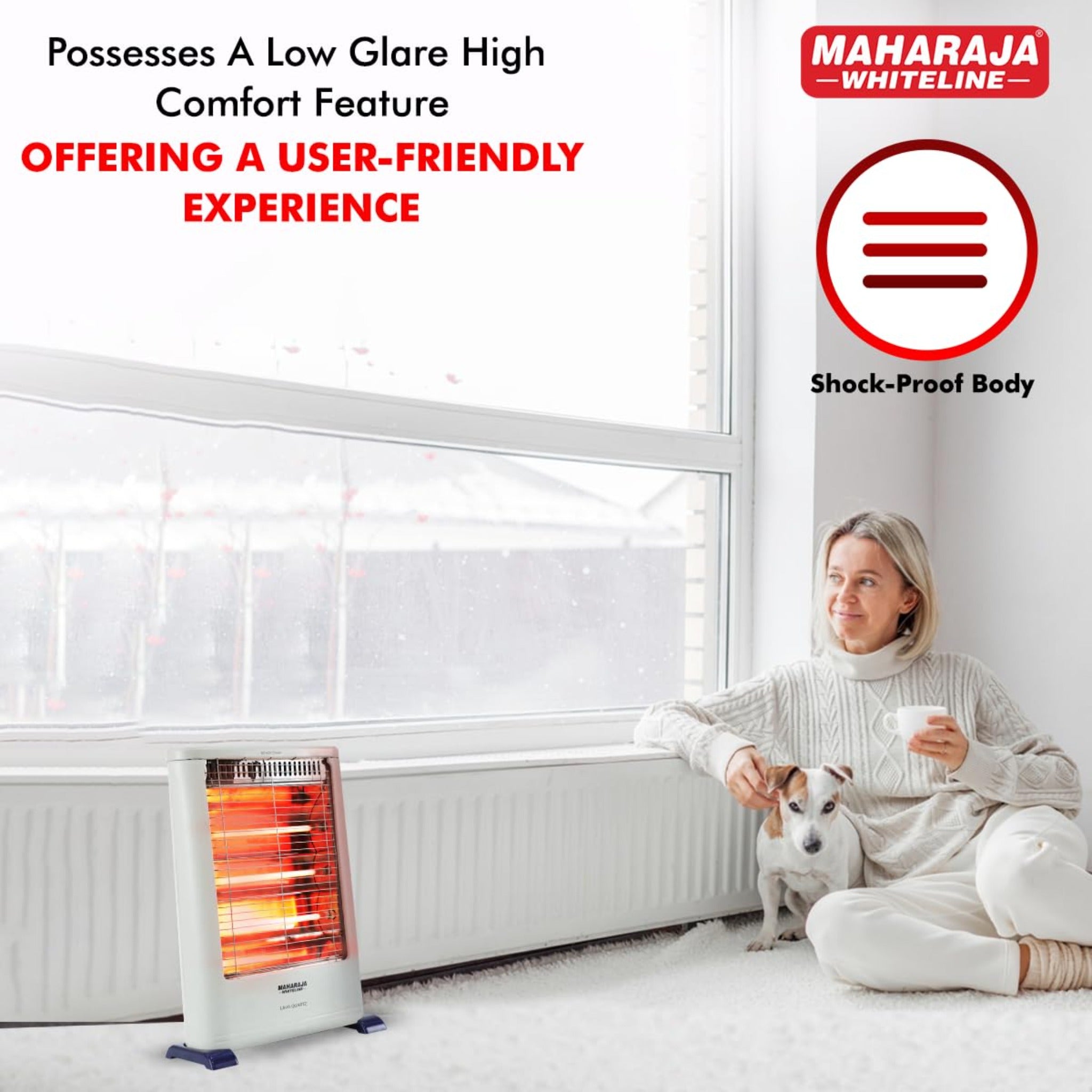 Maharaja Room Heater Lava Quartz