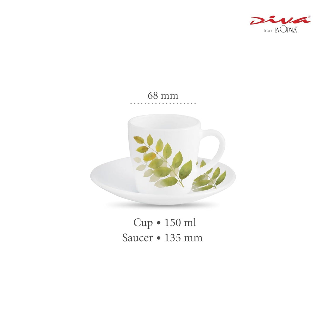 Diva Cup & Saucer Set Gloria 12 pcs