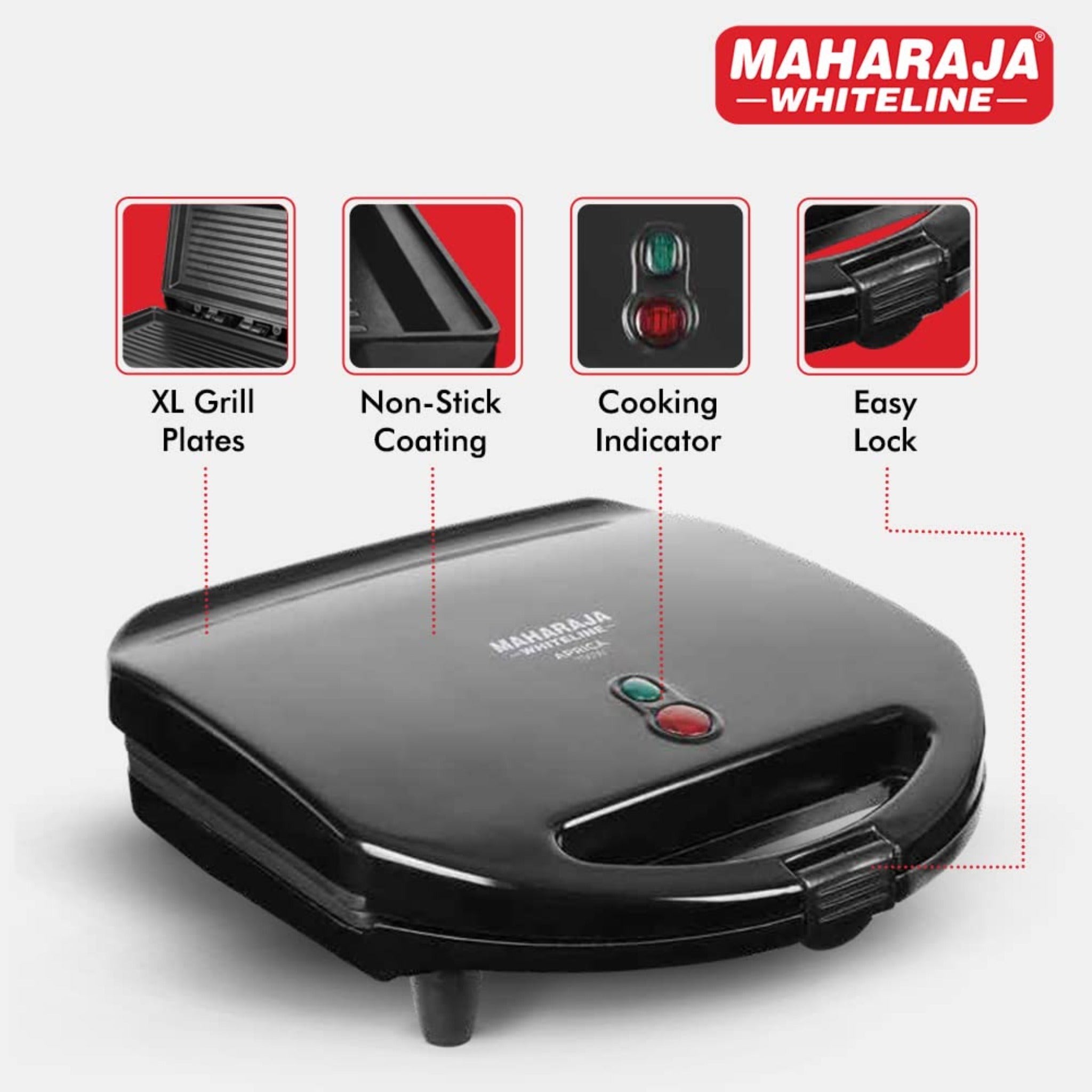 Maharaja Sandwich Toaster Aprica