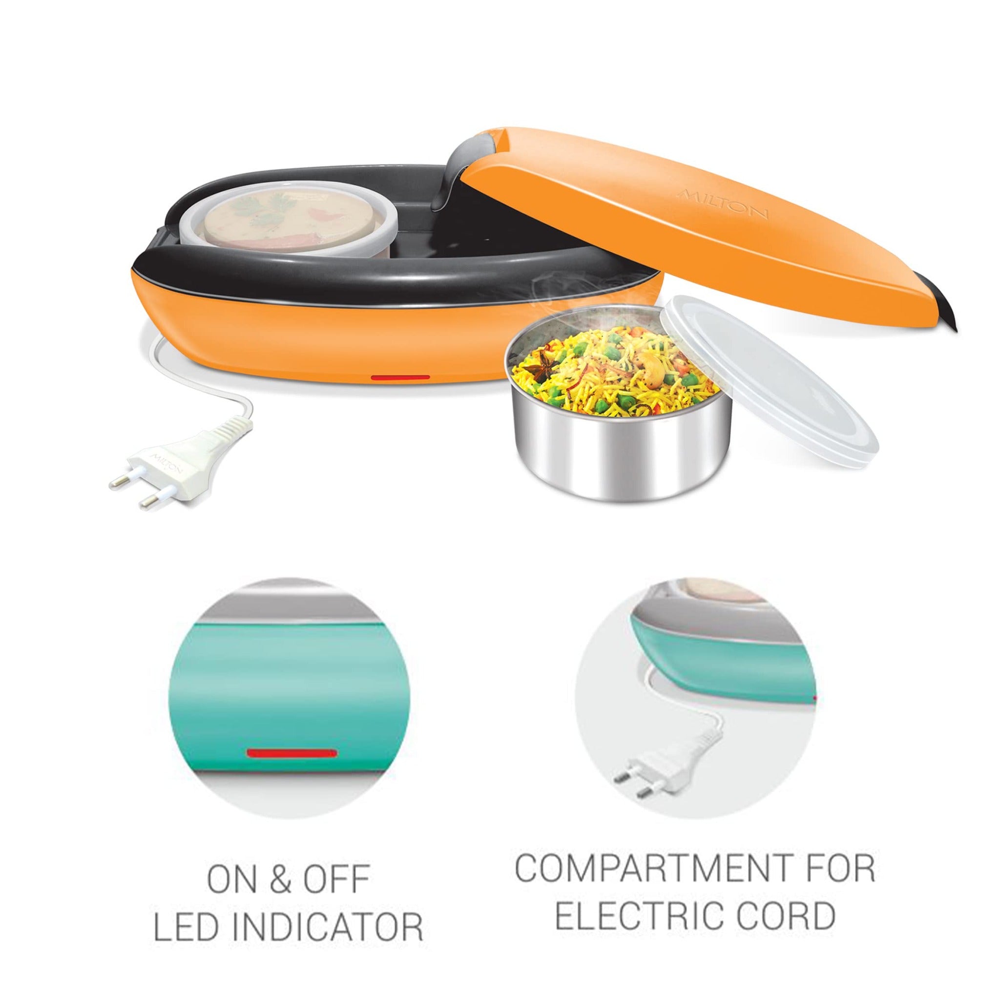 Milton Swiftron Electric Lunch Box Set
