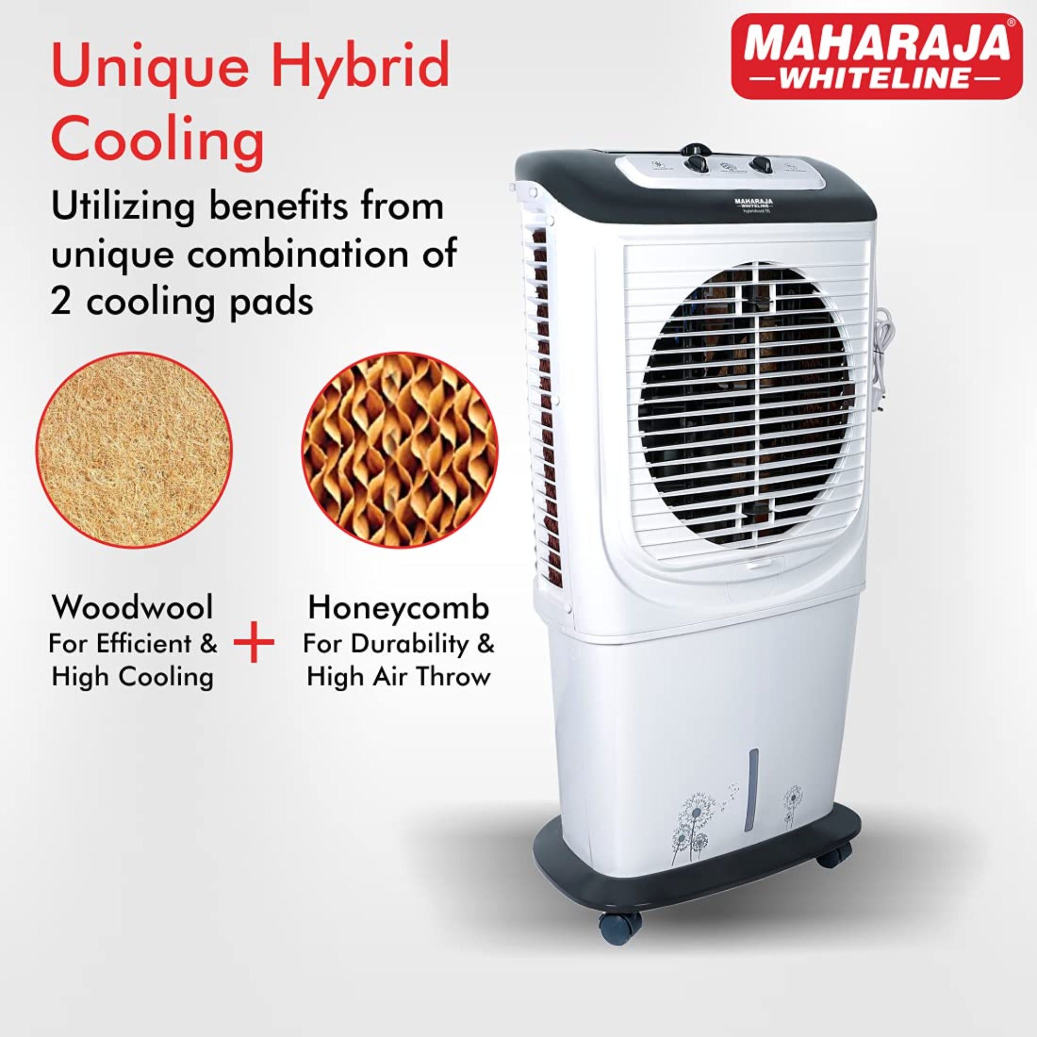 Maharaja Air Cooler Hybridcool 55 Ltr Remote