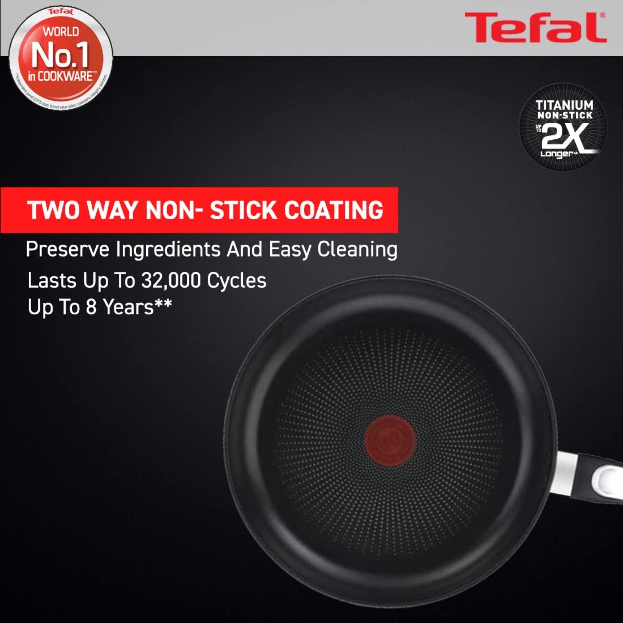 Tefal Fry Pan 28 Cm With Glass Lid Cook & Savour