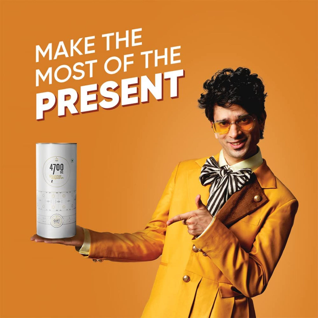 Nutty Tuxedo Chocolate Popcorn & Himalayan Salt Caramel Popcorn (Combo Pack, 2 Tins)