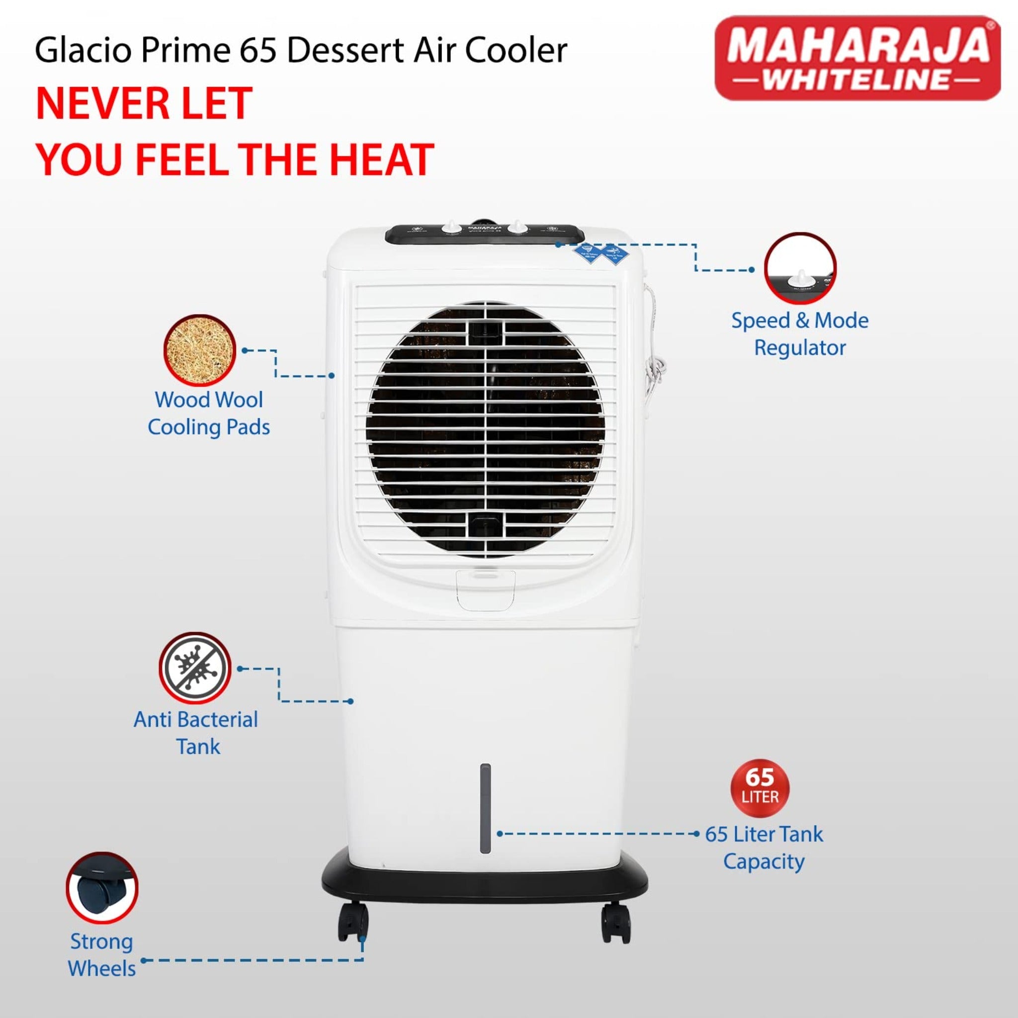 Maharaja Air Cooler Glacio Prime 65 Ltr