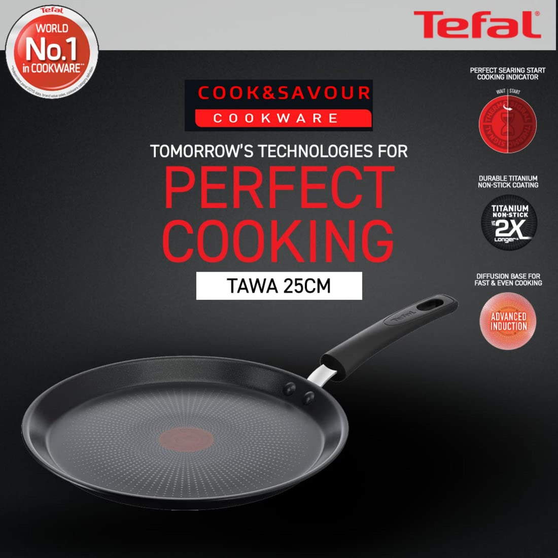 Tefal Tawa 25 Cm Cook & Savour