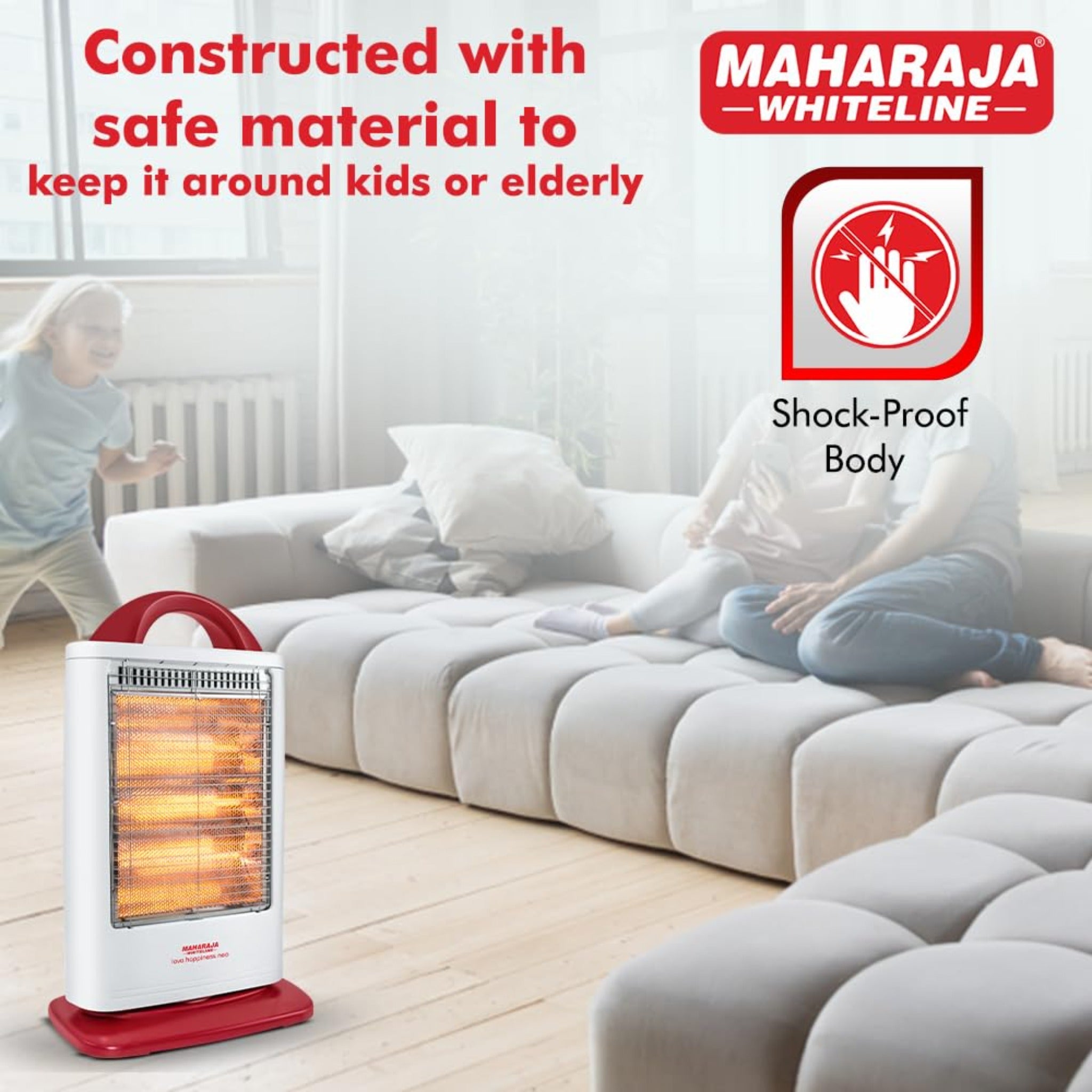 Maharaja Halogen Heater - Lava Happiness
