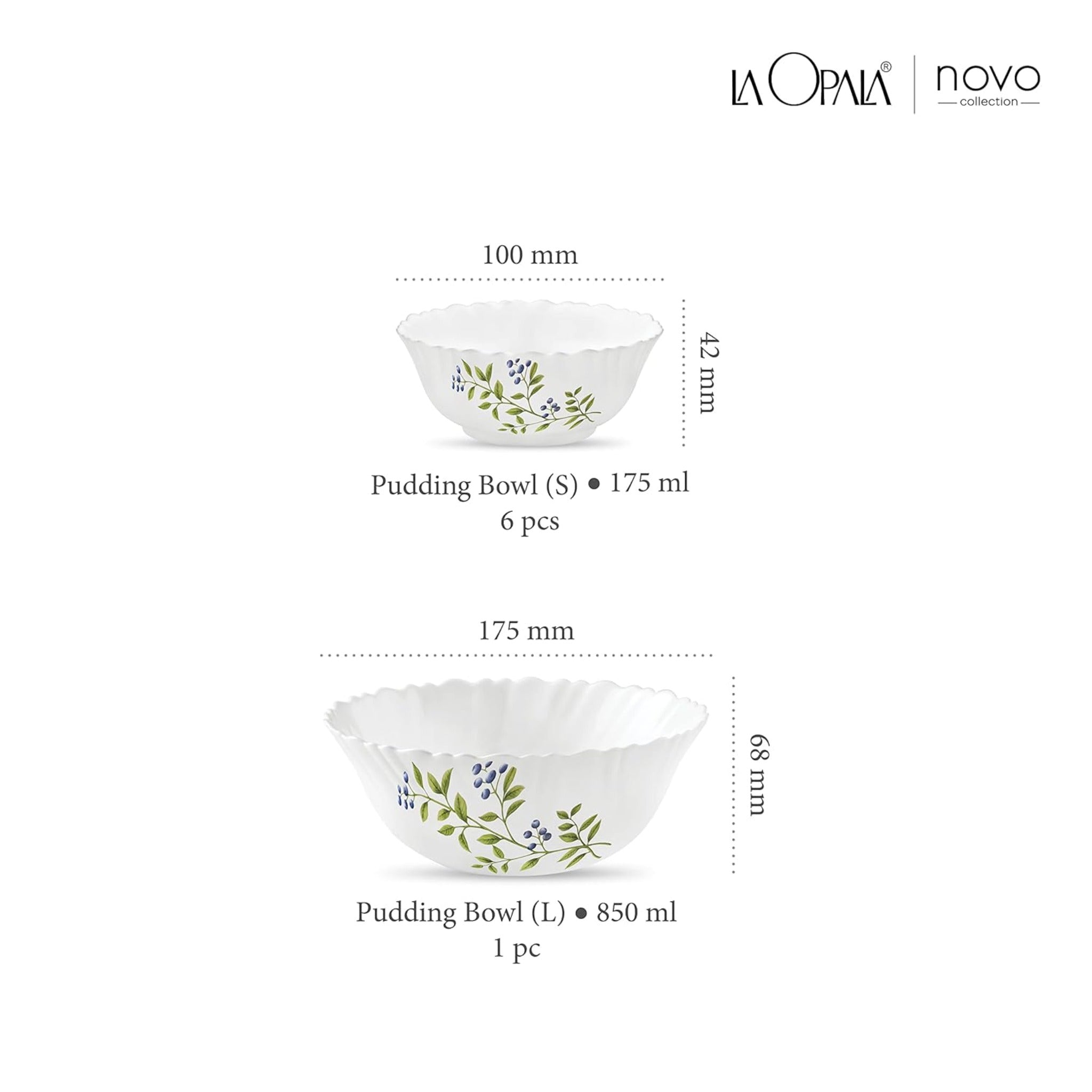 Novo Pudding Set 7 pcs
