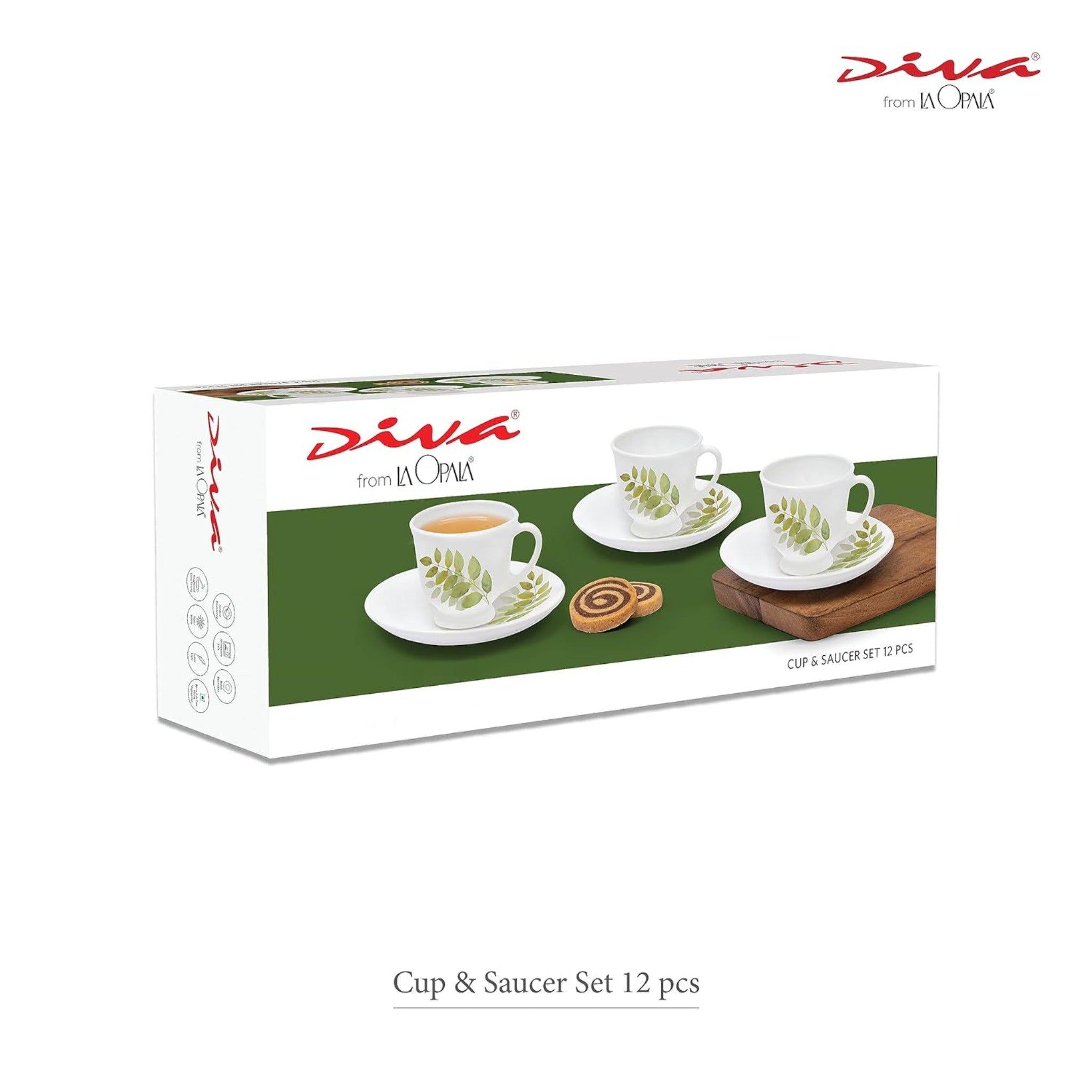 Diva Cup & Saucer Set Victoria 12 pcs