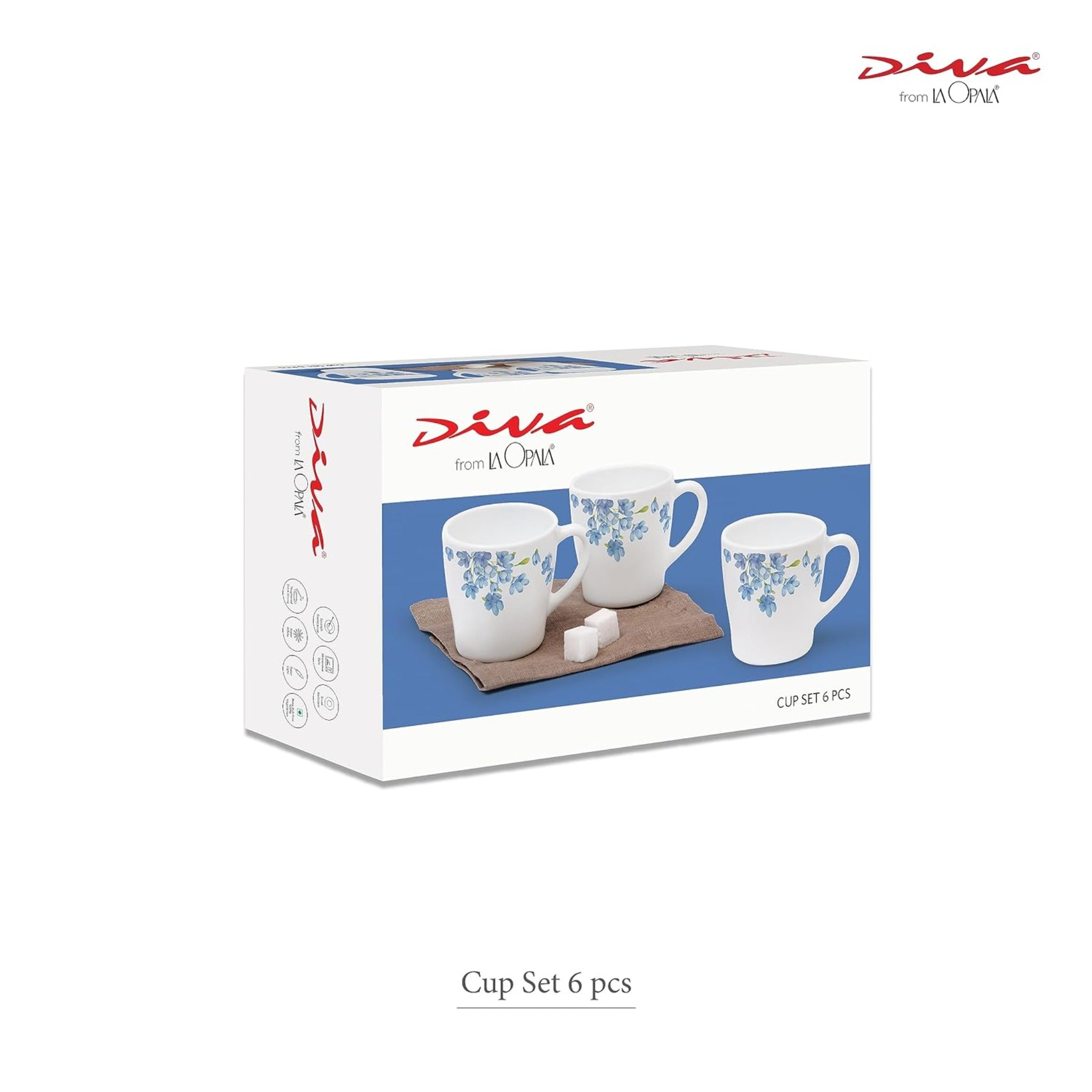 Diva Cup Set Gloria 6 pcs