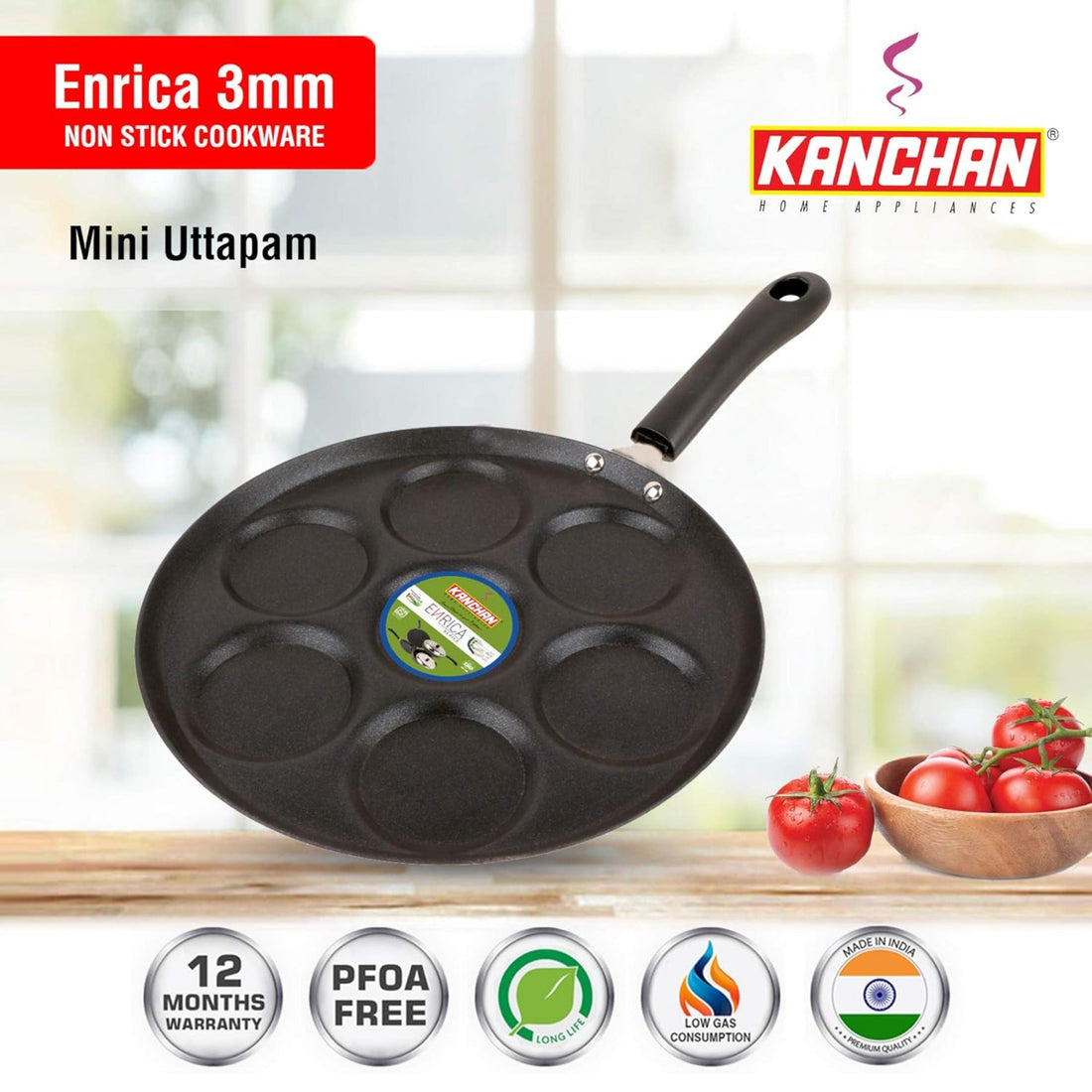 KANCHAN MINI UTHAPUM Non - Stick Cookwares