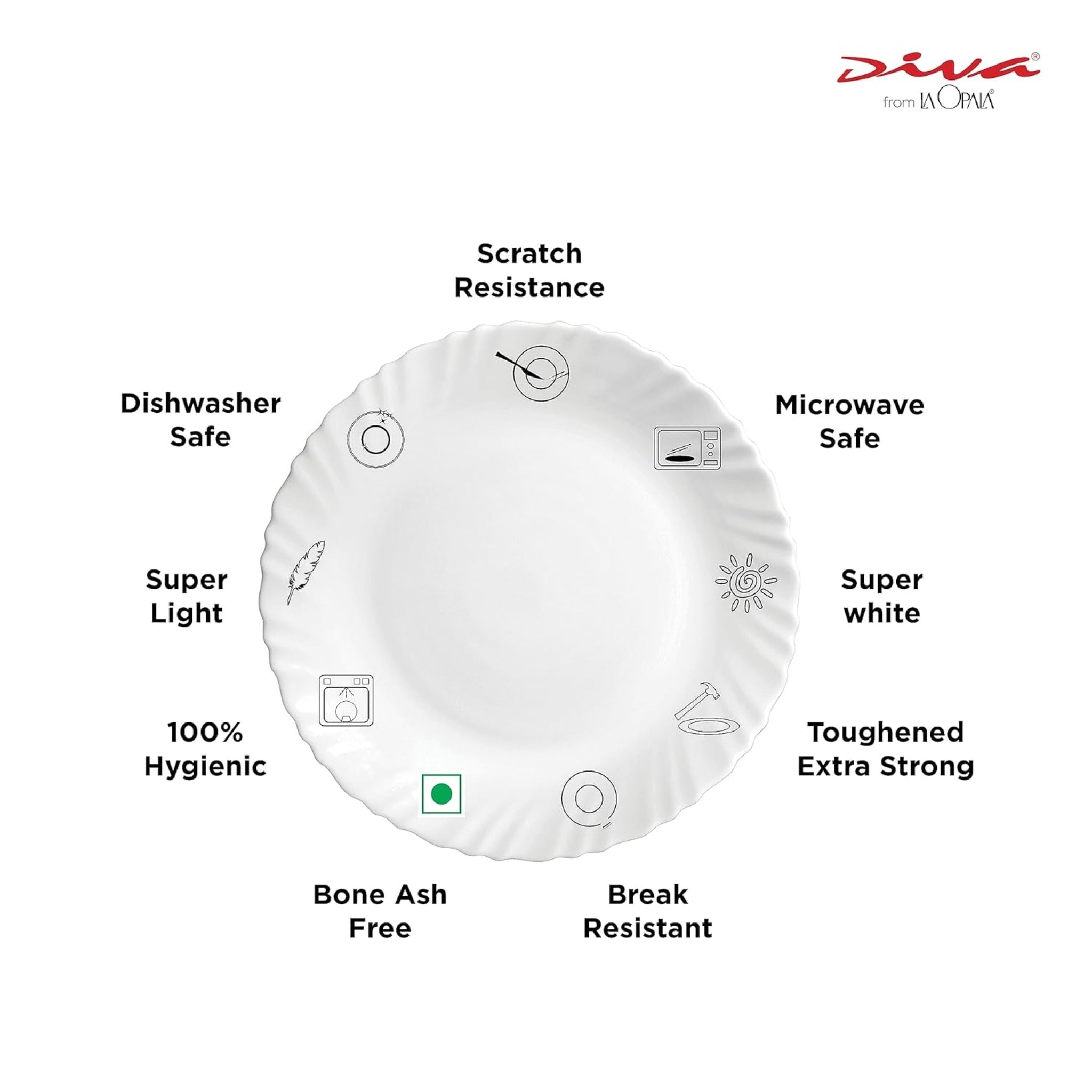 Diva Coffee Mug Set Barrel Regular 6 pcs