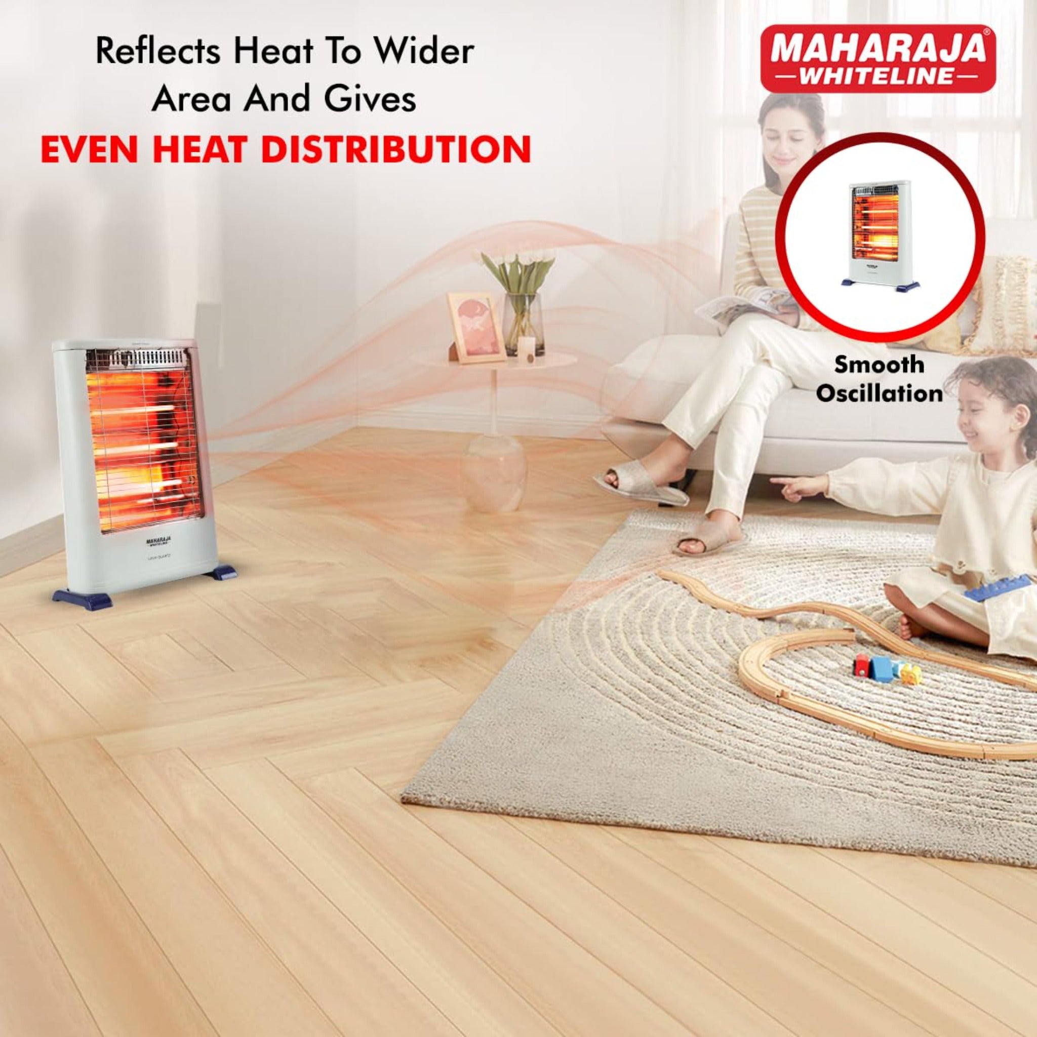Maharaja Room Heater Lava Quartz