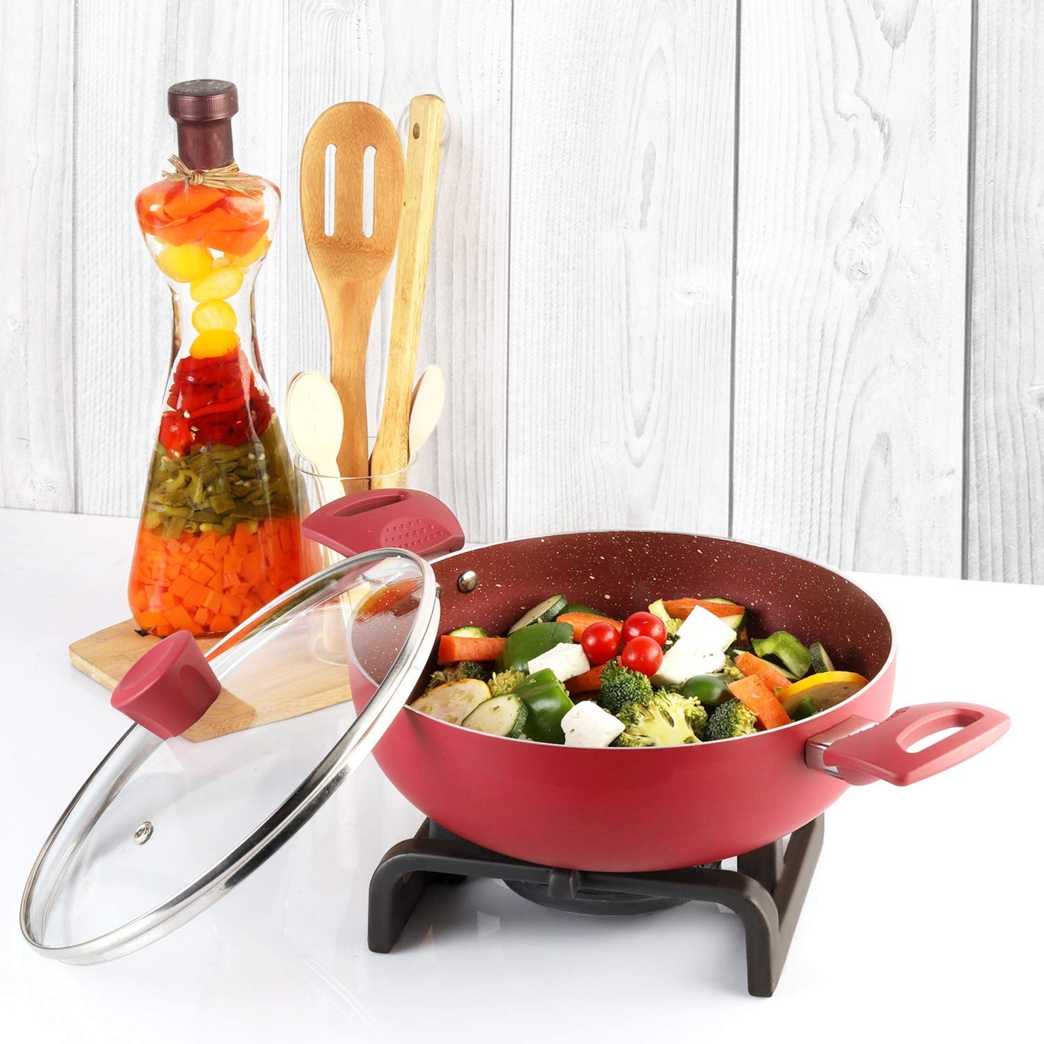 Cookwell Kadai with Lid 2.5 Ltr