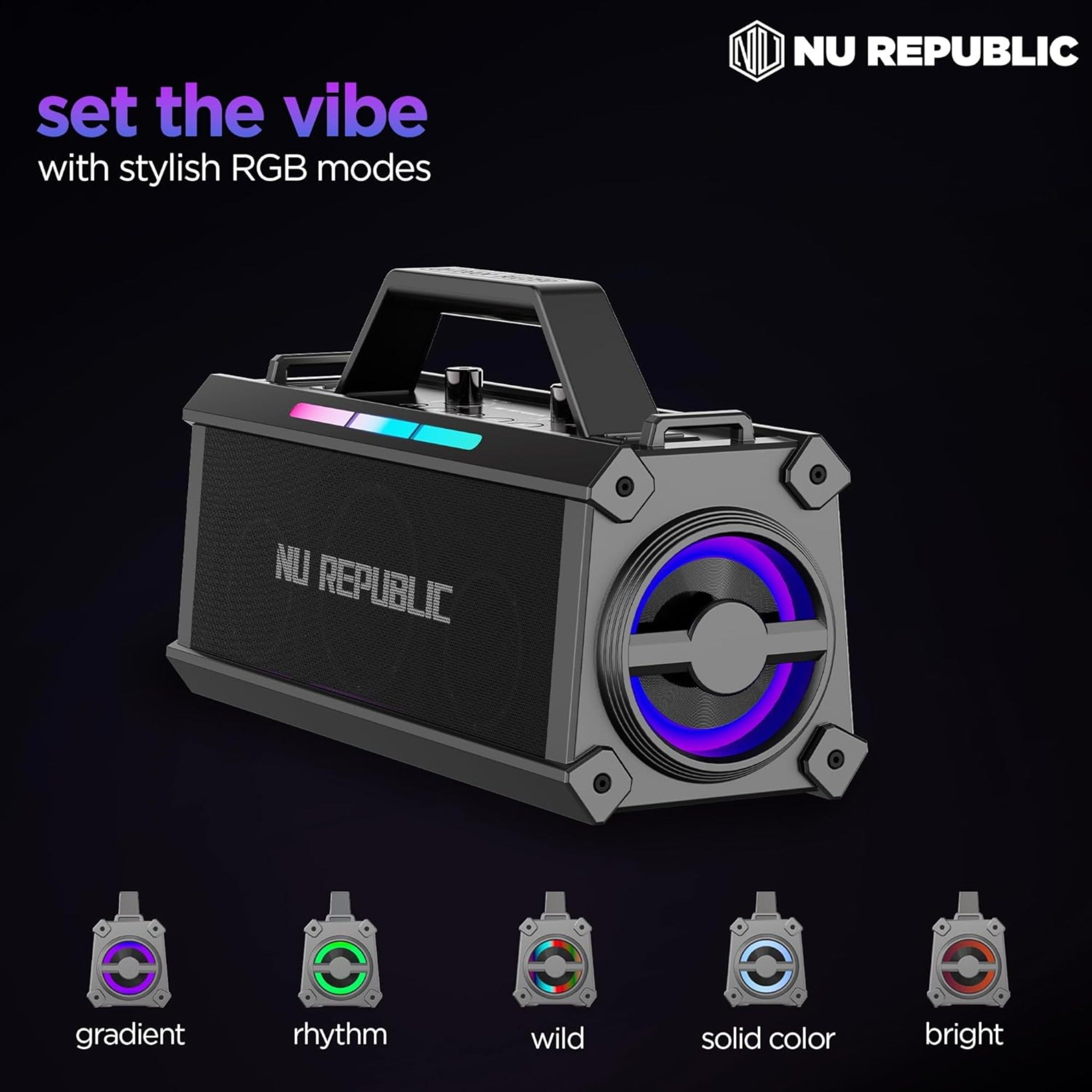 Nu Republic SonicPop 1200 BT Speaker