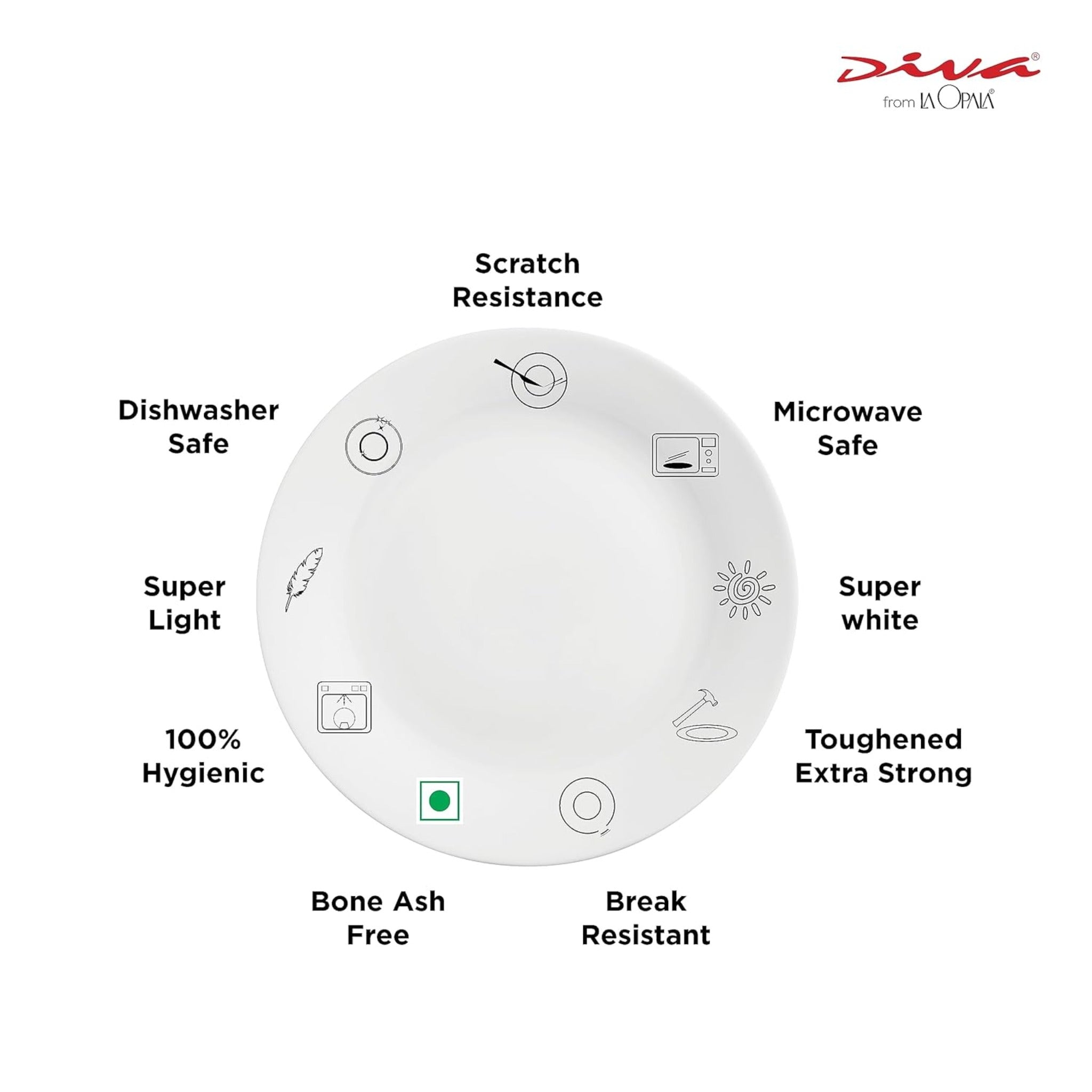 Diva Cup & Saucer Set Gloria 12 pcs