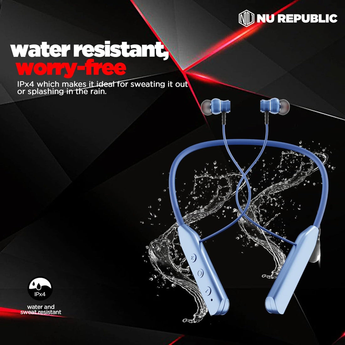 Nu Republic Pulse Metal BT Neckband