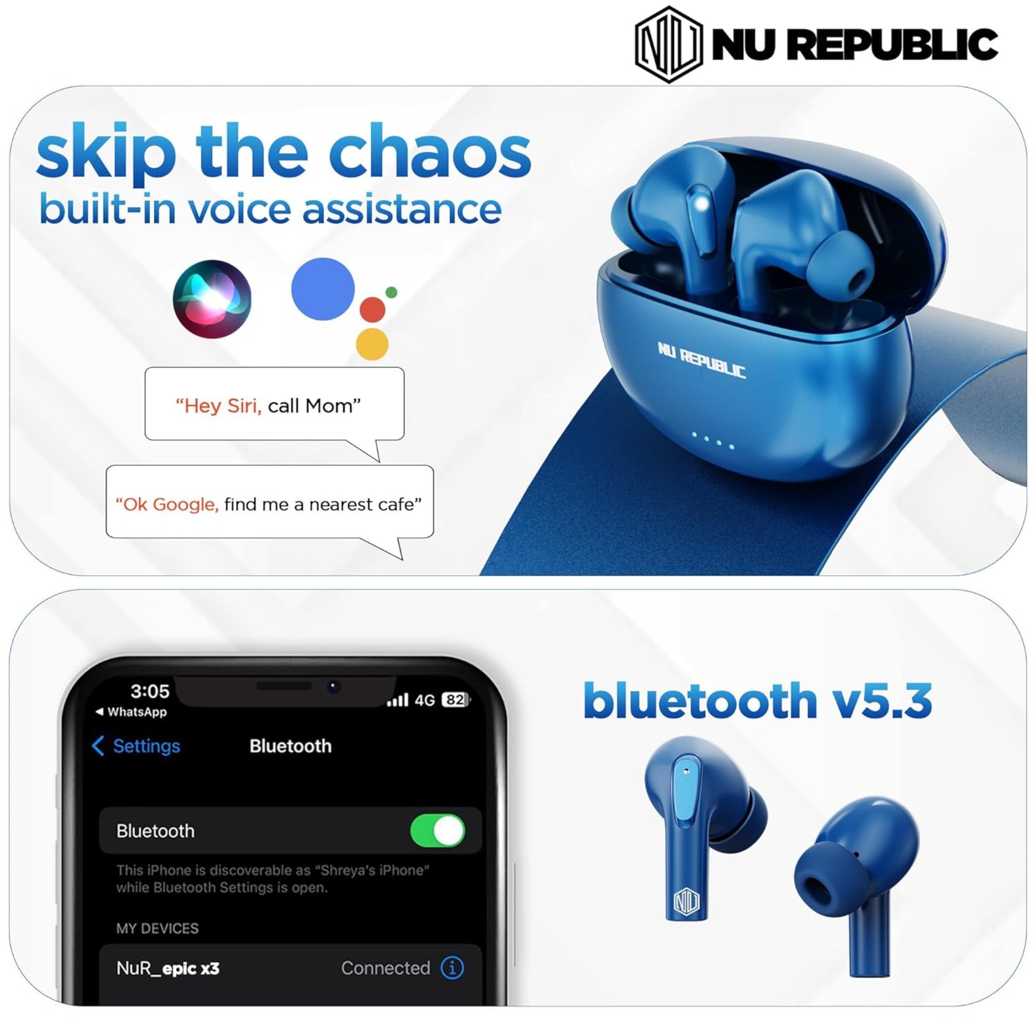 Nu Republic X 3 TWS