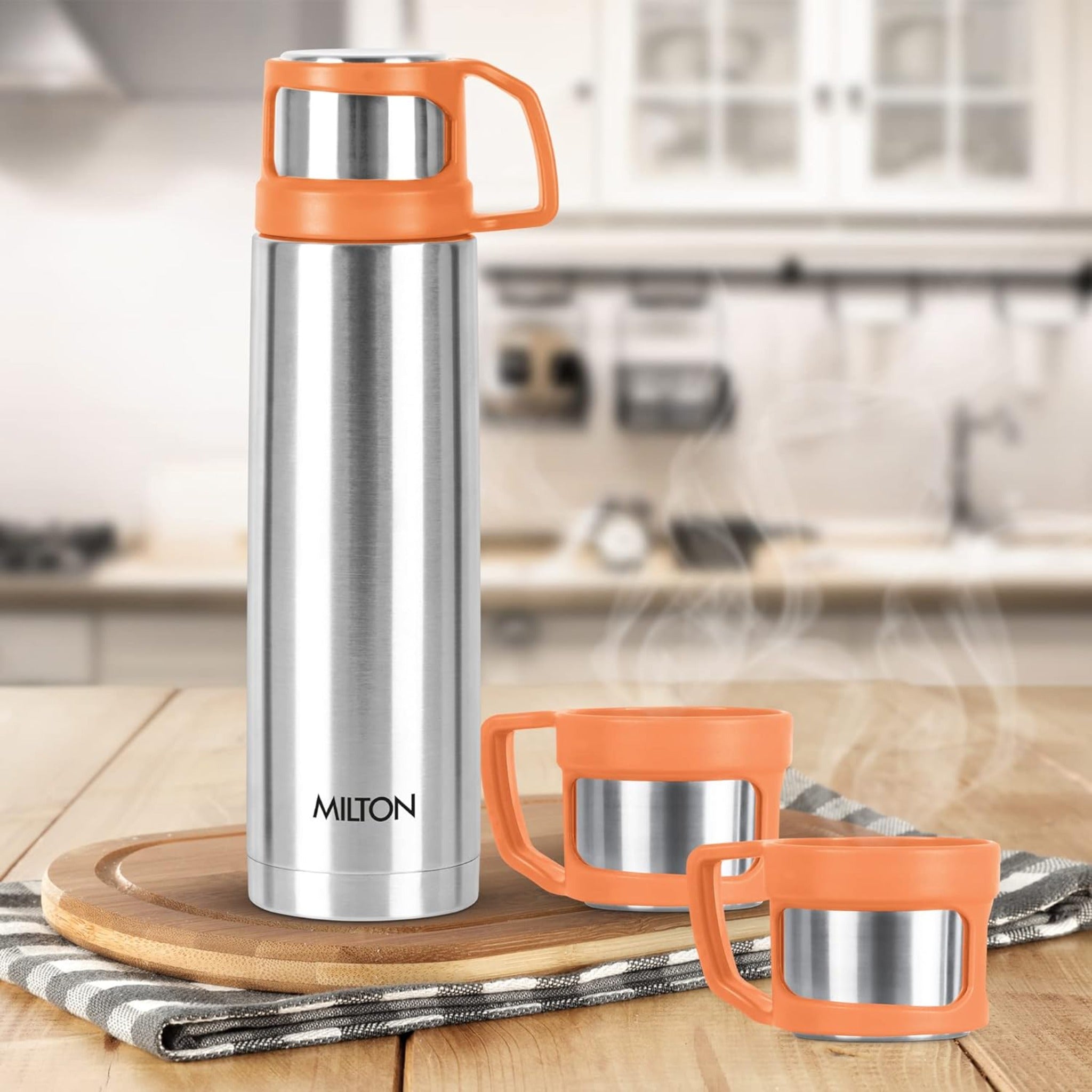 Milton rejoice Gift set-500 ML Flask & 2 mugs