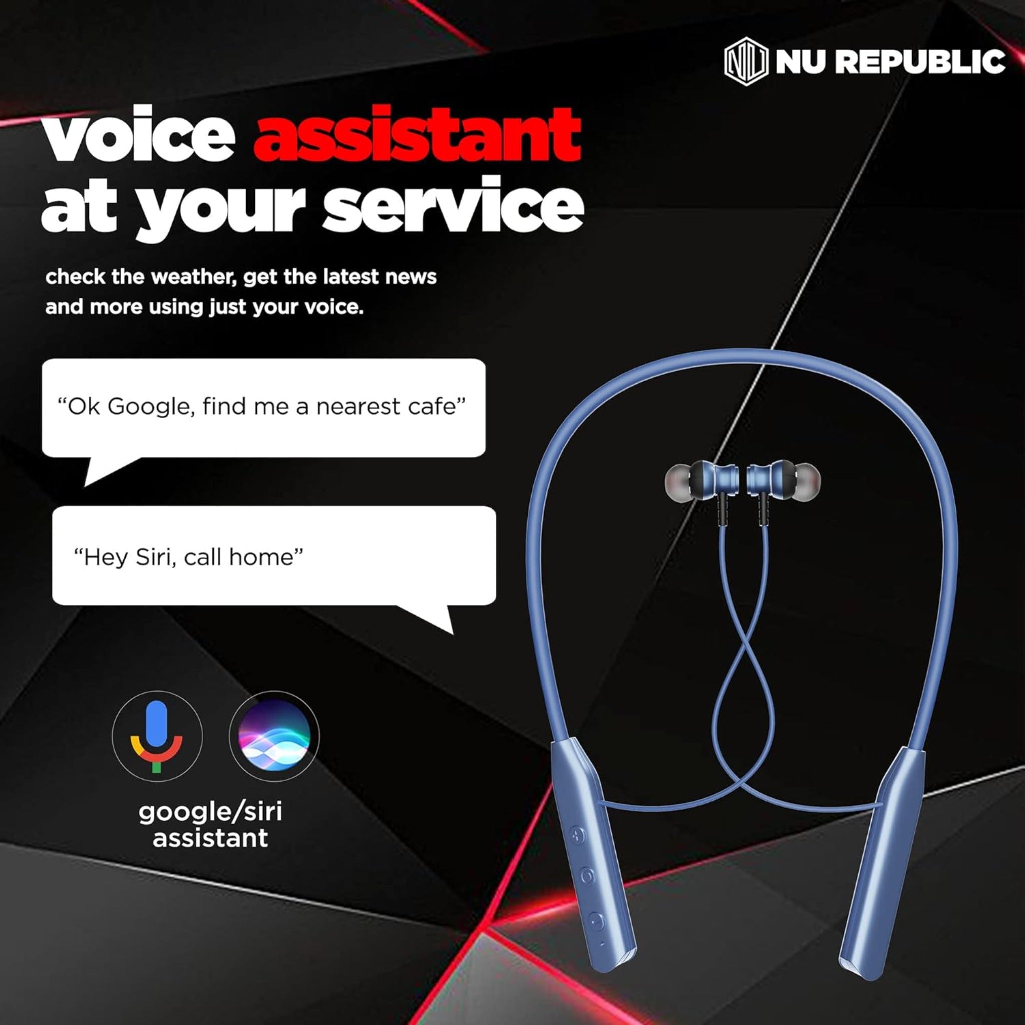 Nu Republic Pulse Metal BT Neckband