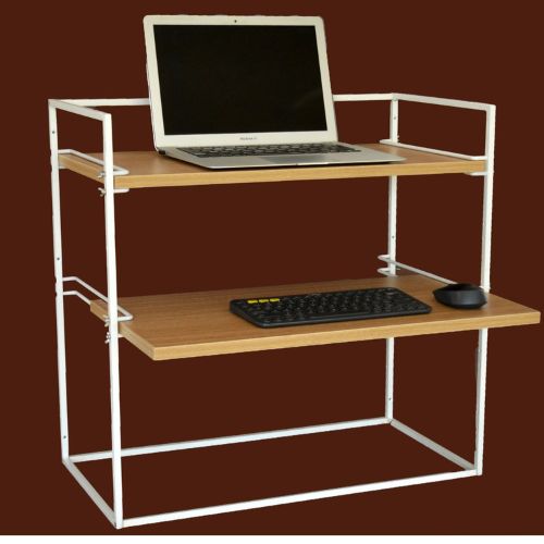 Fitizen Zen White & Urban Teak Standing Desk