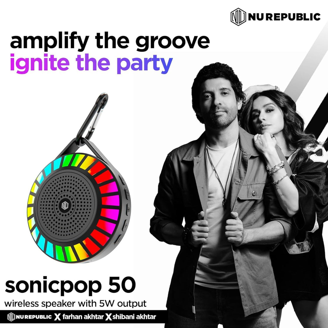Nu Republic SonicPop 50 BT Speaker
