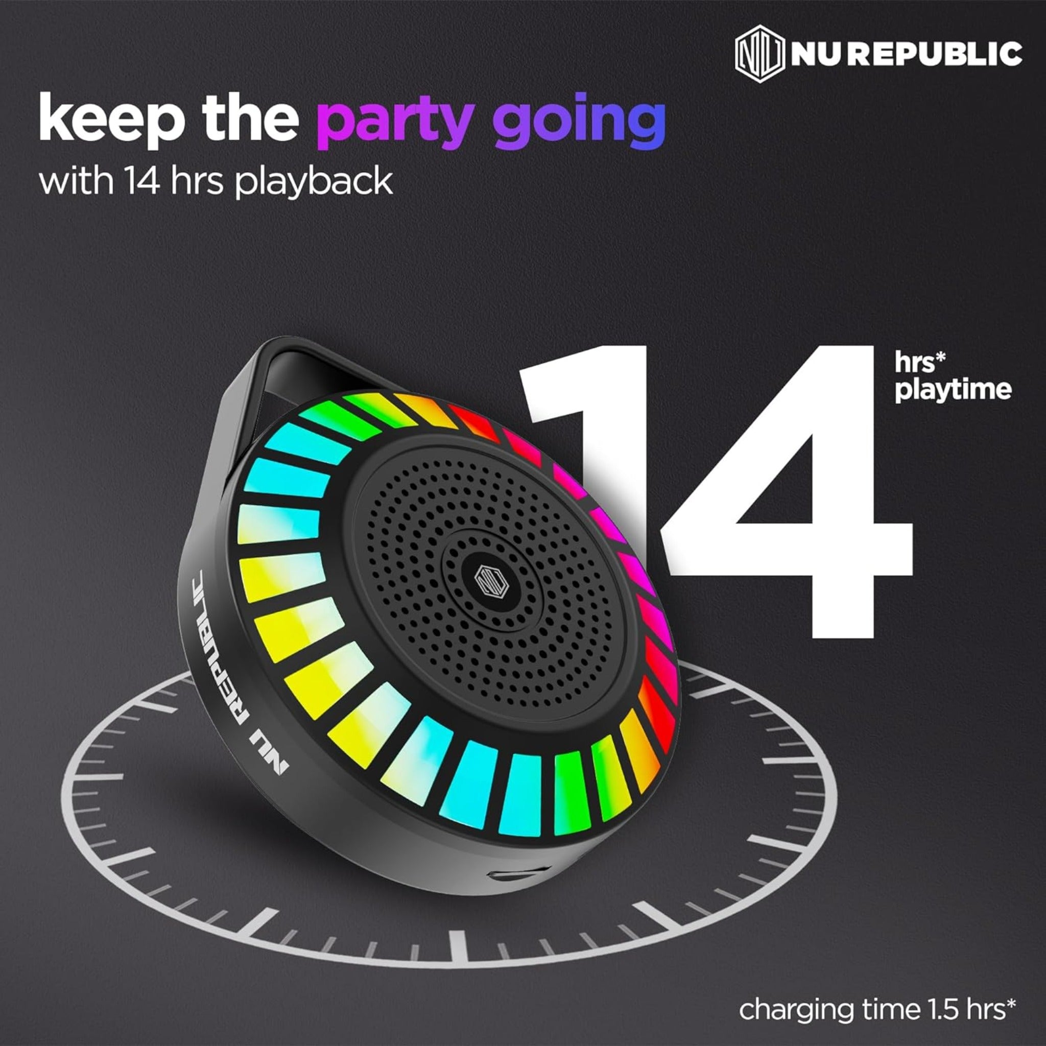 Nu Republic SonicPop 50 BT Speaker