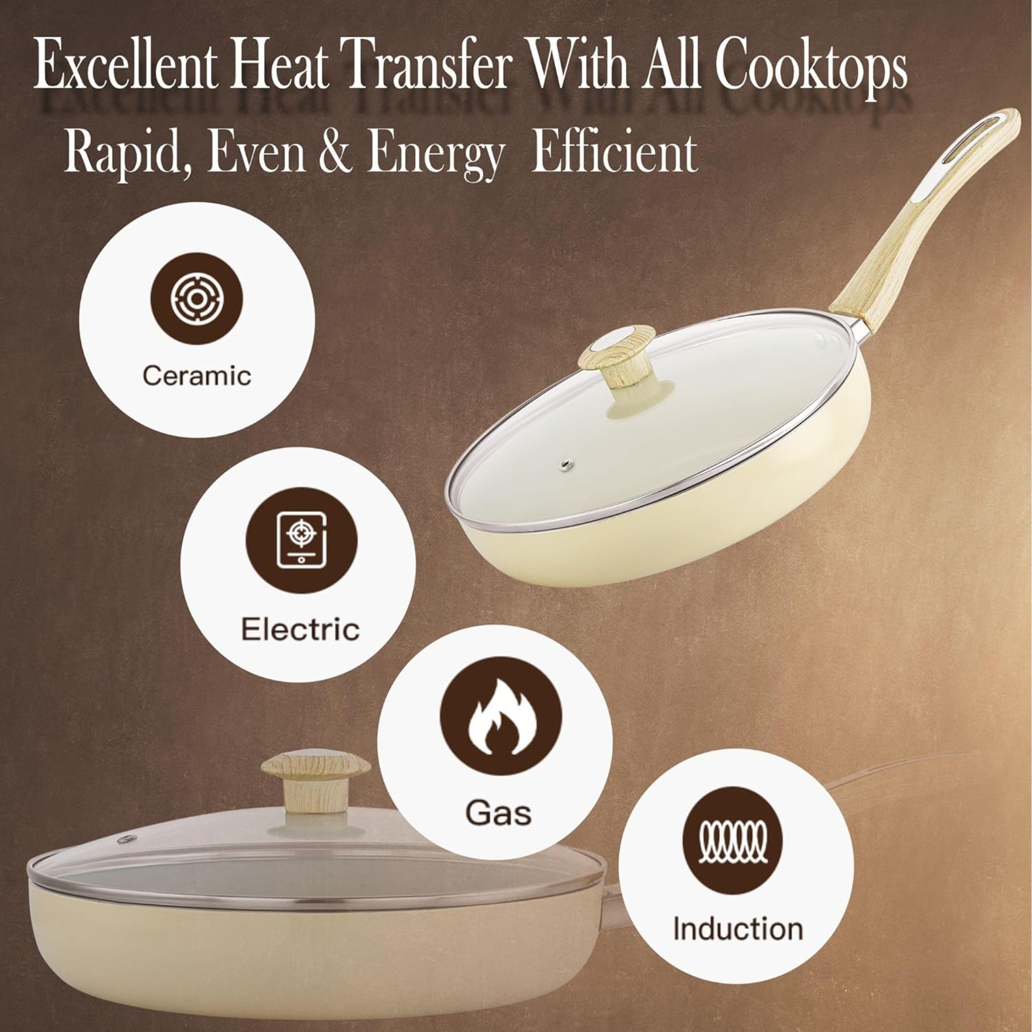 Cookwell Fry Pan with Lid 26cm