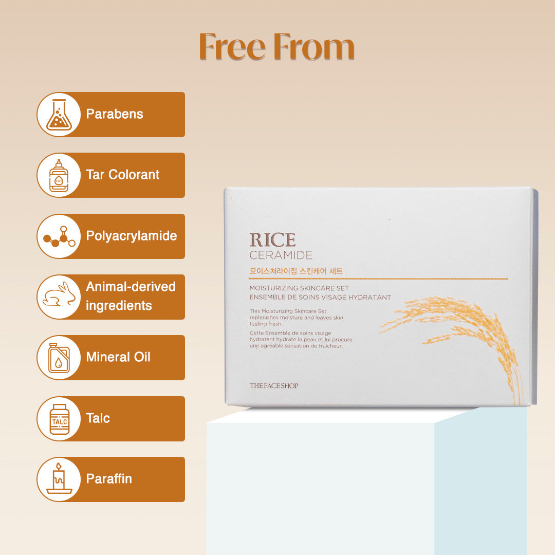 Rice & Ceramide Moisturizing Skincare kit
