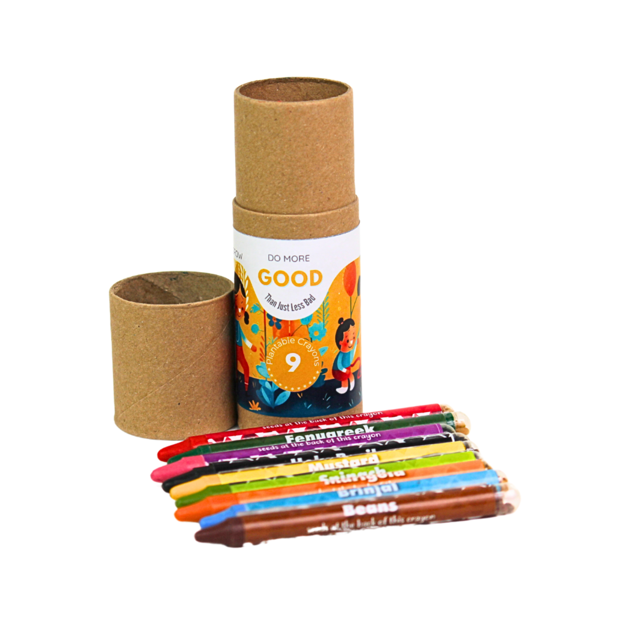 Alt-Eco Plantable Crayons (9 Pc )-BG06