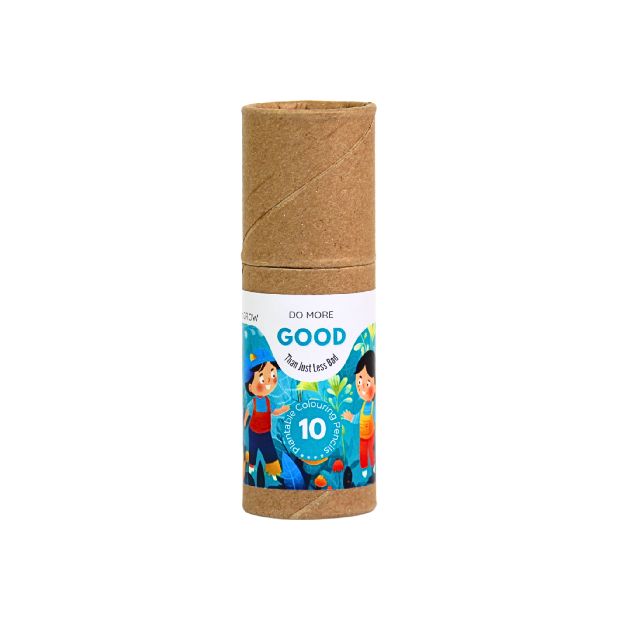 Anti-Plastic Mini Colouring Seed pencils (10 Pc )-BG07