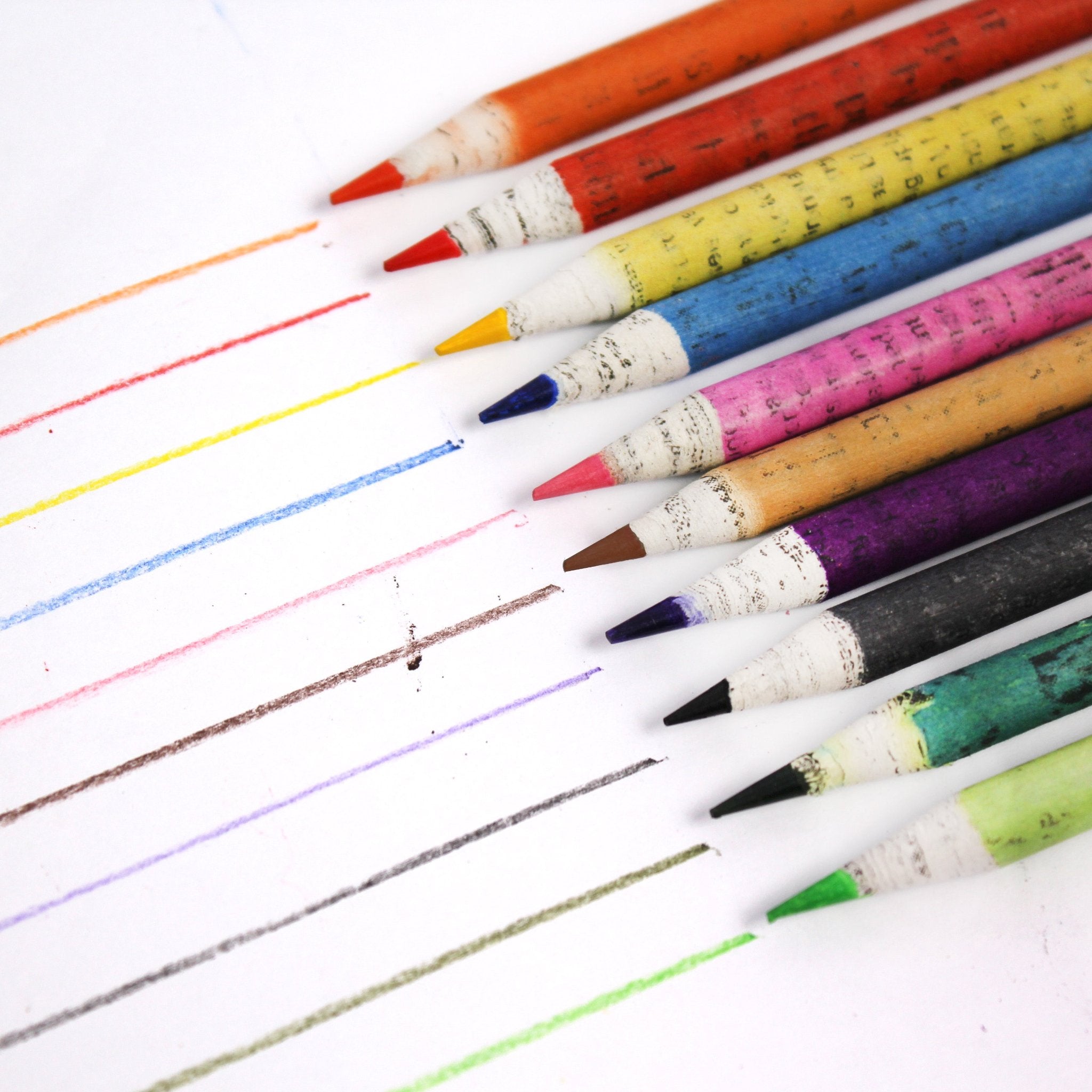 Anti-Plastic Colouring Seed pencils (10 Pc )-BG08