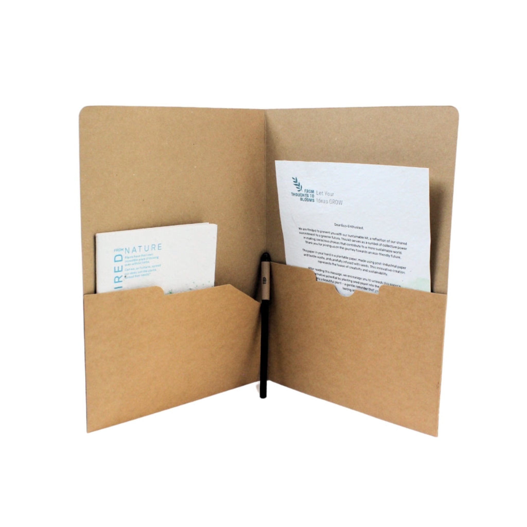 Kraft folder A4-BQ21