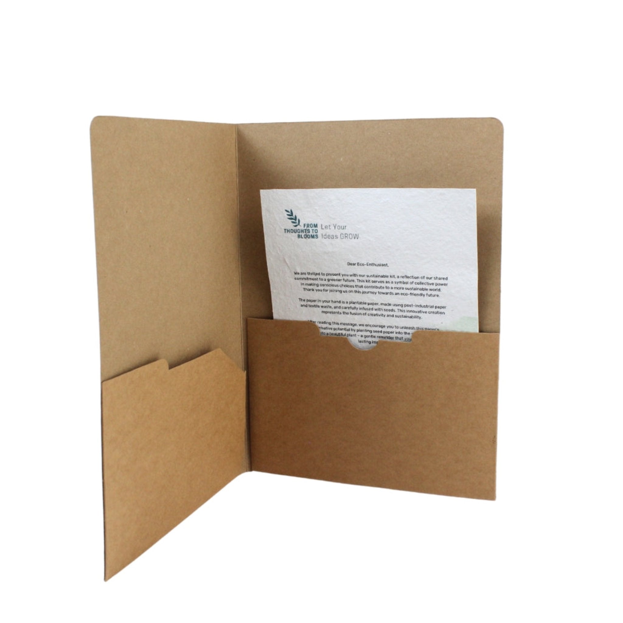 Kraft folder A4-BQ21