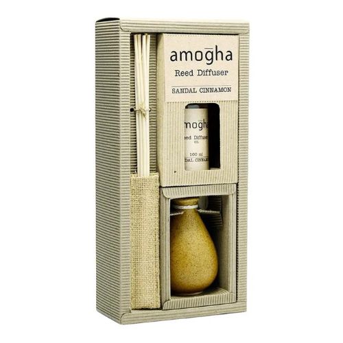 Ripple Diffuser With Oil And Tea Lights - Amber/Lemon Grass