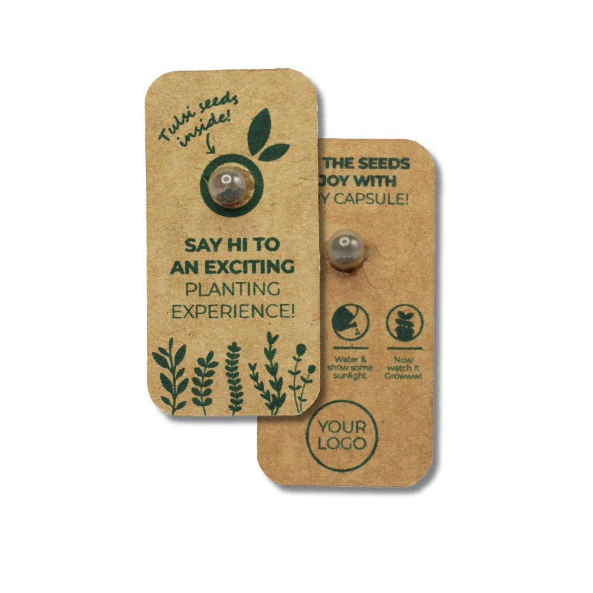 Seed Capsule In a Flap ( 1.5"x 3")-SC01