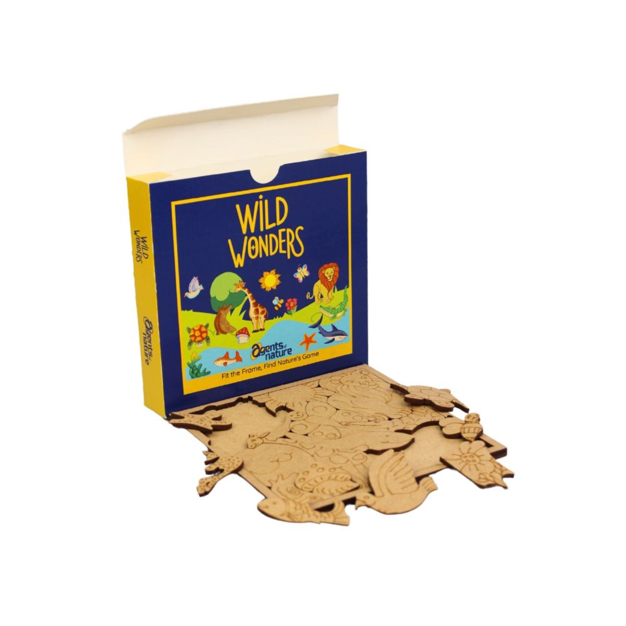 Wild Wonders MDF Colouring Puzzle set-PZ01