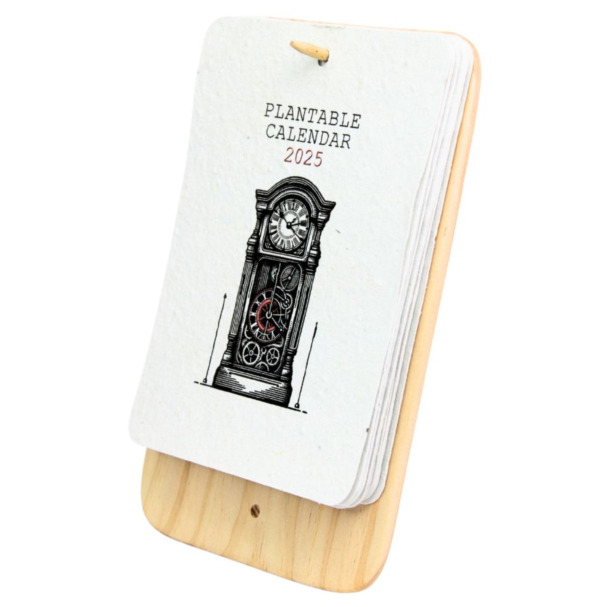 Everyday plantable Calendar wooden Plate stand 5"x 7"-BG64