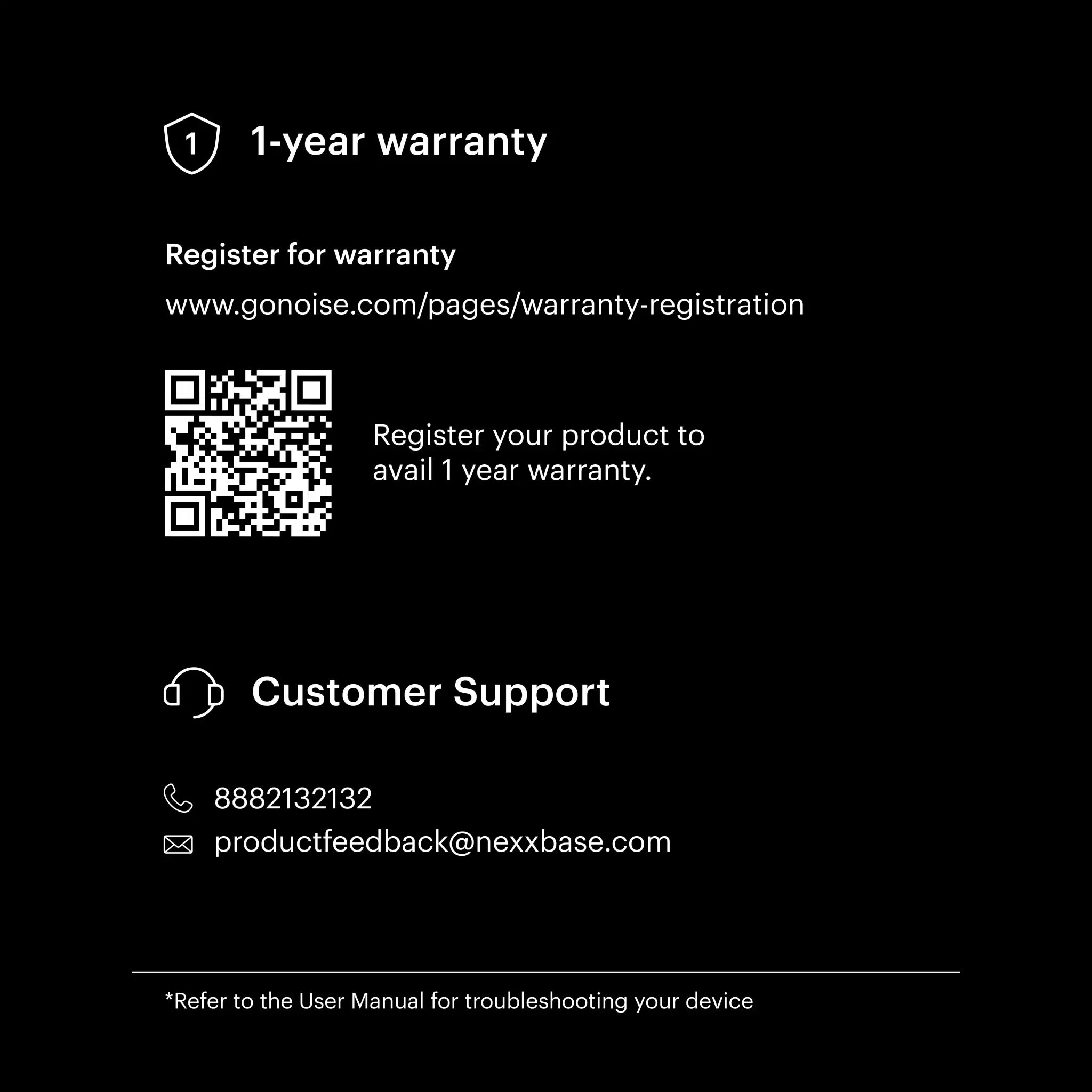 Noise Tune Charge Neckband Headphones