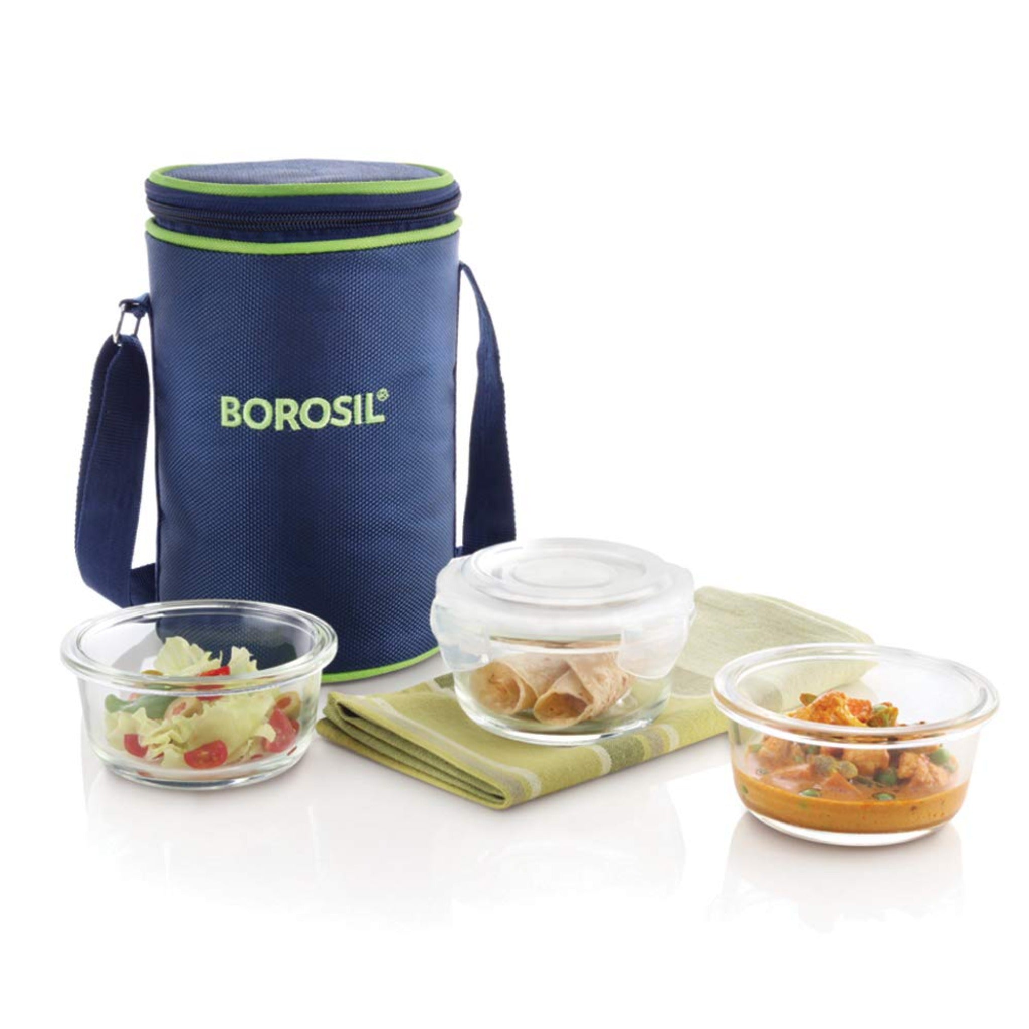 Borosil Microwavavle Glass Lunch Box