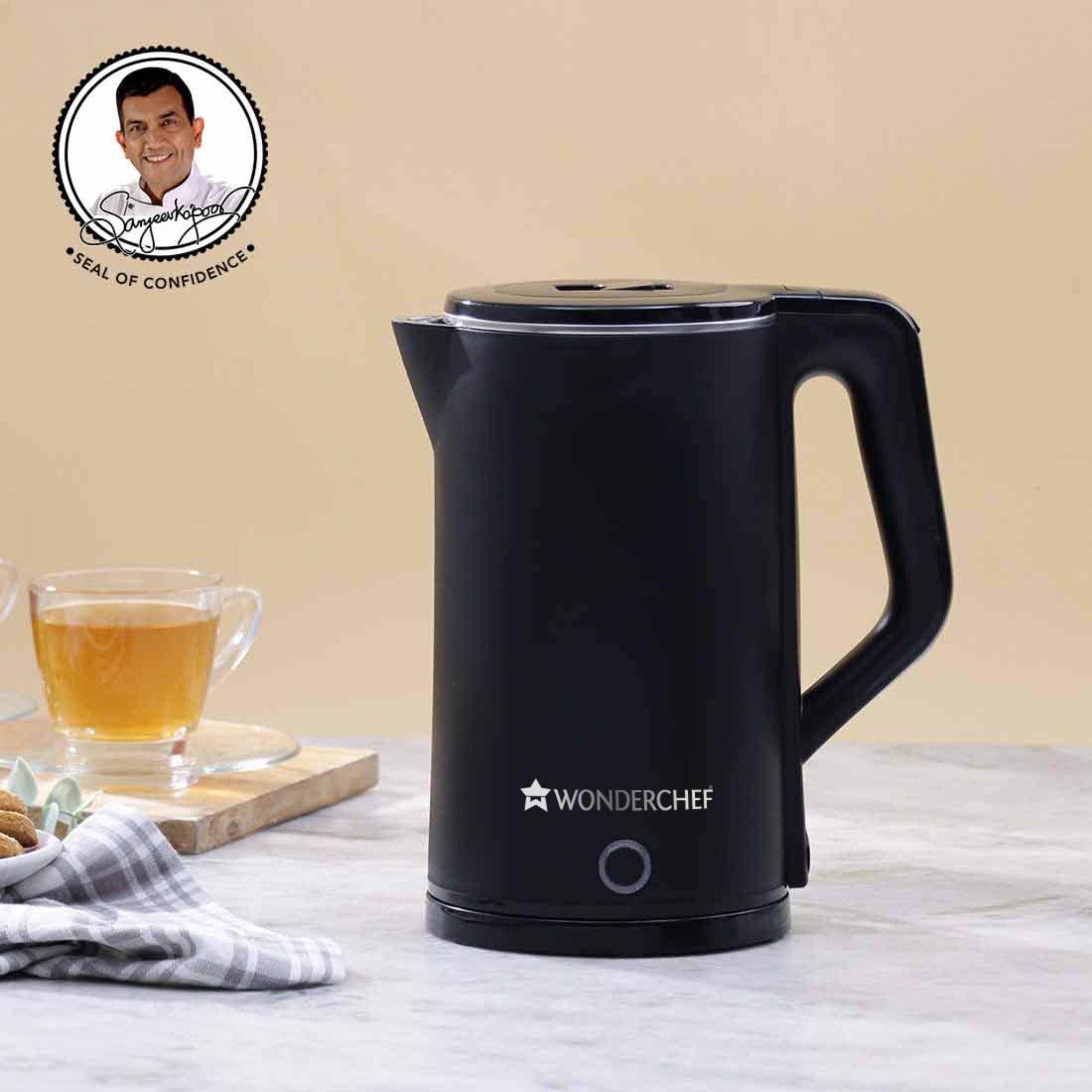 Wonderchef Electric Kettle Cool Touch 1.8 Ltr