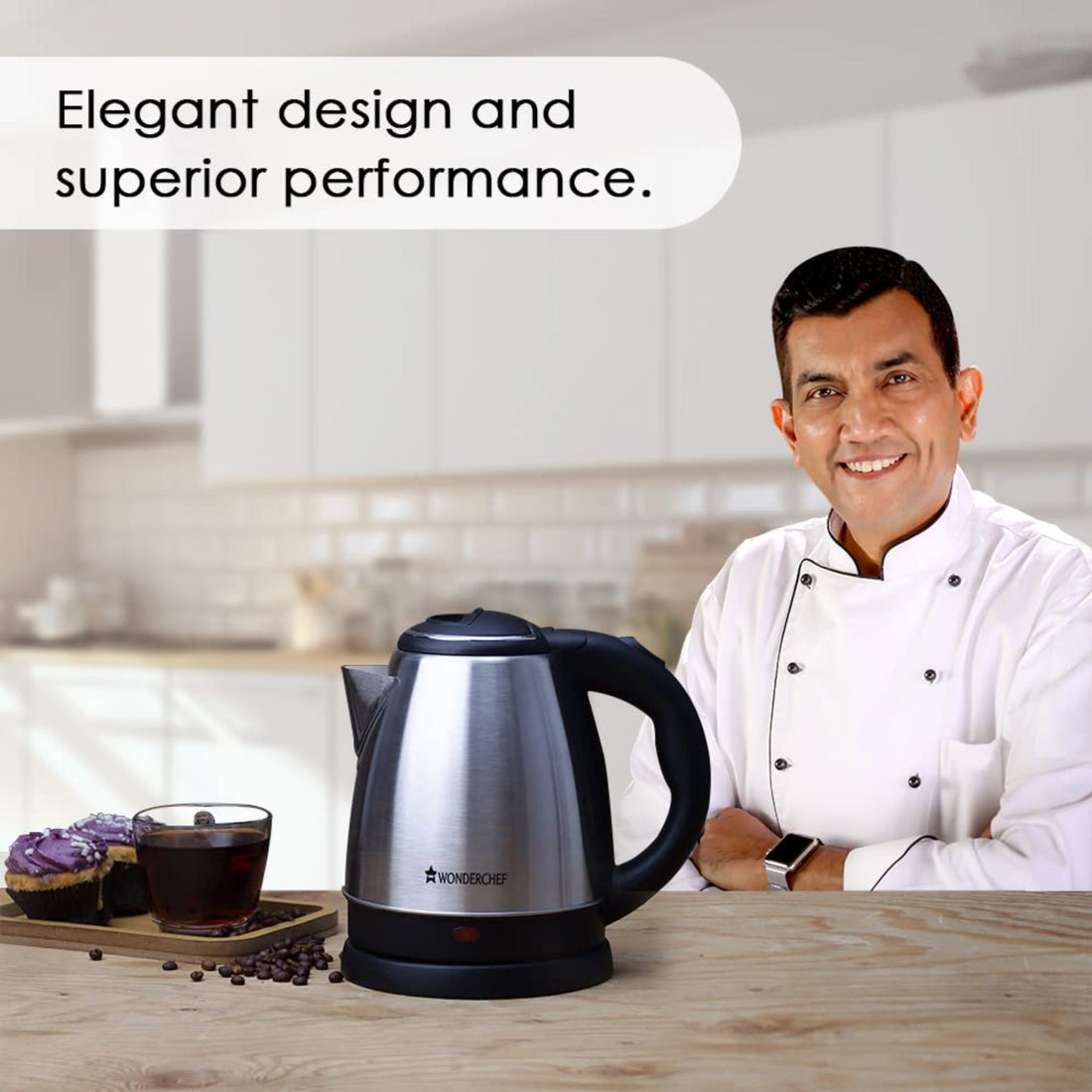 Wonderchef Crescent Electric Kettle 1.5 L